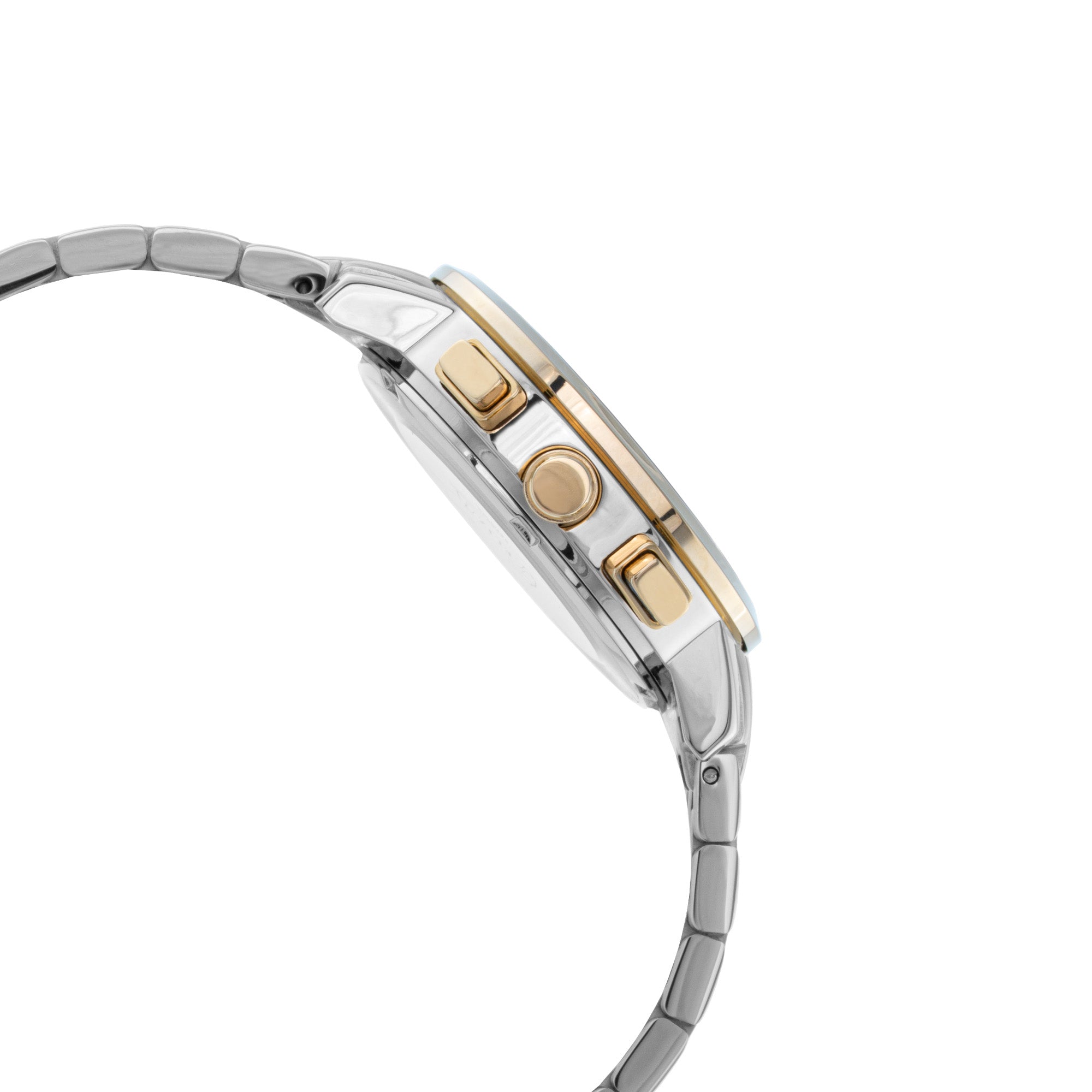 ELIZ ES8884L2TST SS Caseback & Band Multifunction Women's Watch