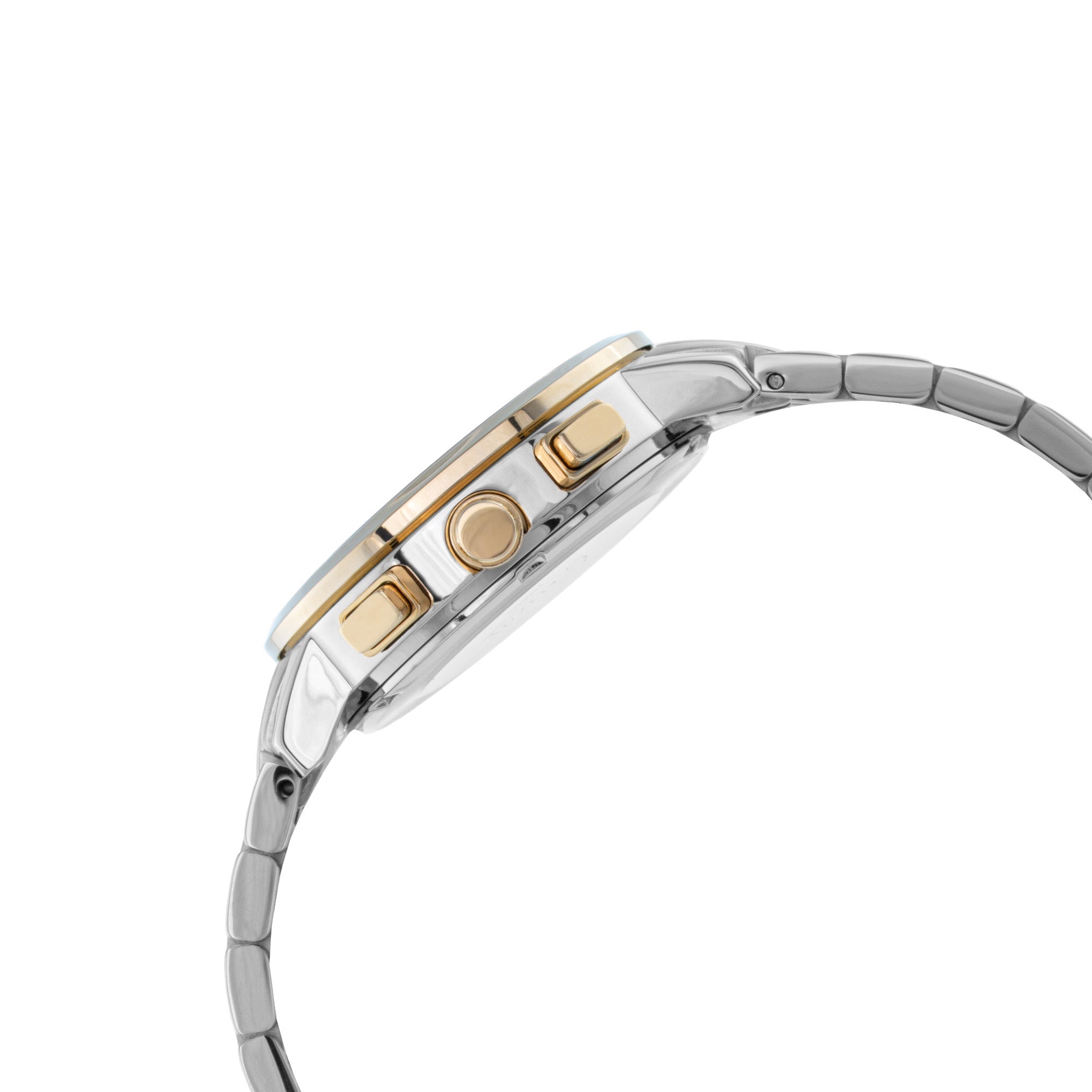 ELIZ ES8884L2TST SS Caseback & Band Multifunction Women's Watch