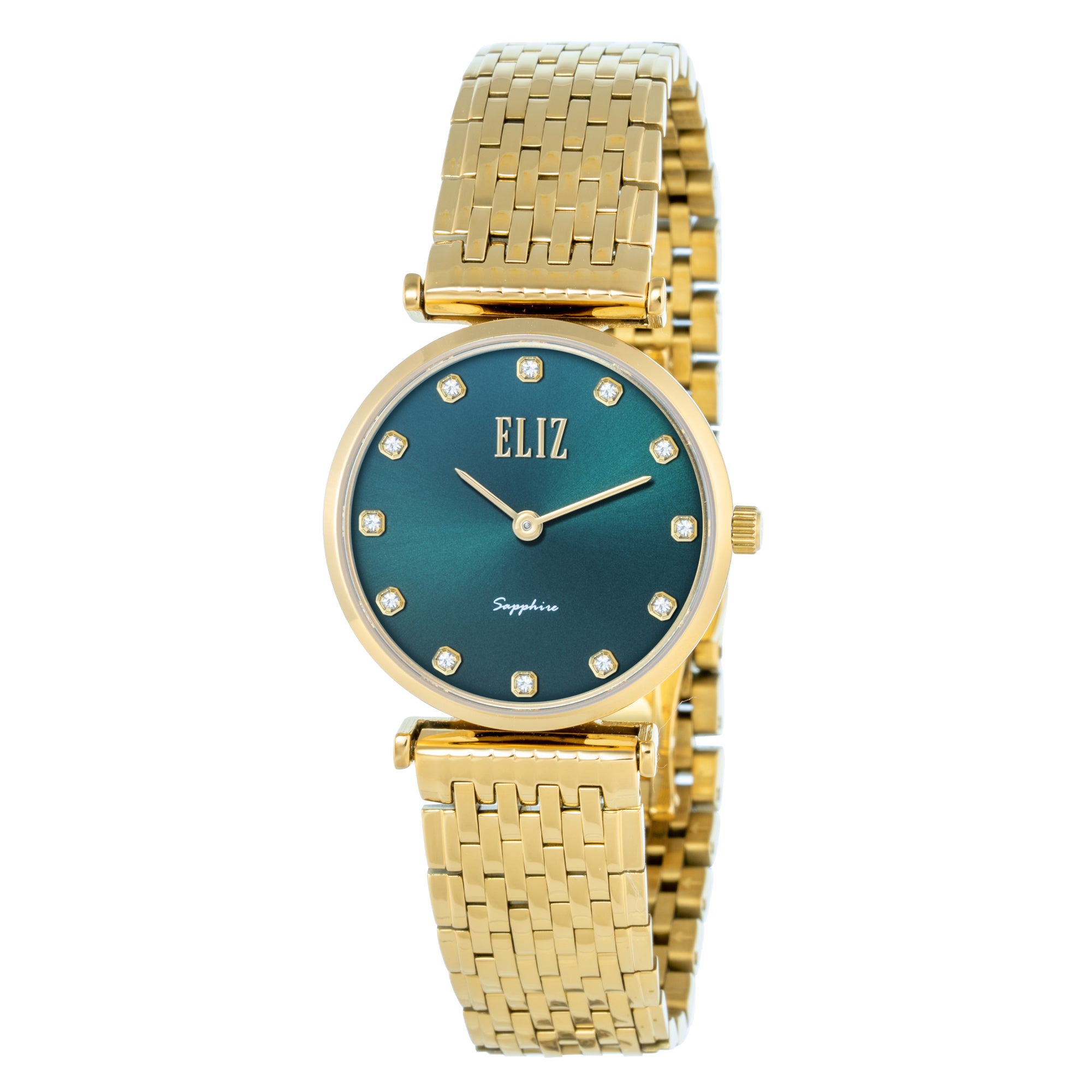 ELIZ ES8885L2GEG SS Case & Band 2-Hands Women's Watch