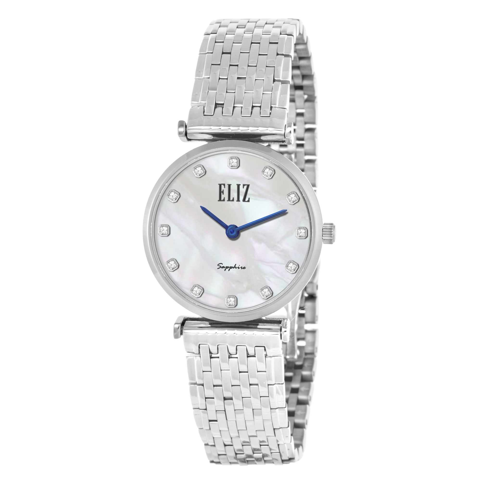 ELIZ ES8885L2SHS SS Case & Band 2-Hands Women's Watch