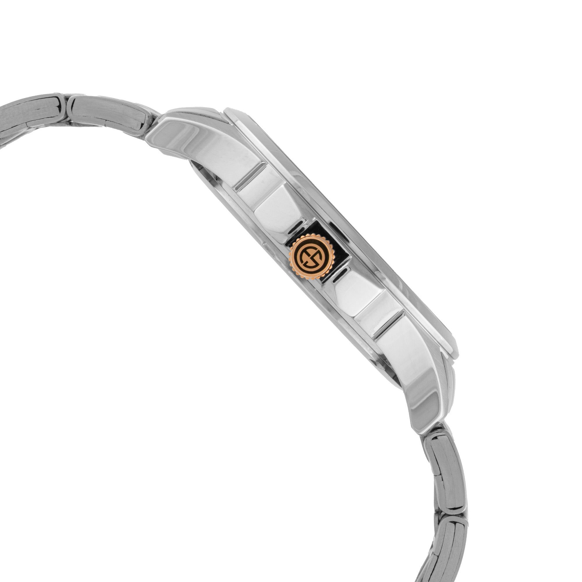 ELIZ ES8888G2SBS SS Case & Band Multifunction Men's Watch