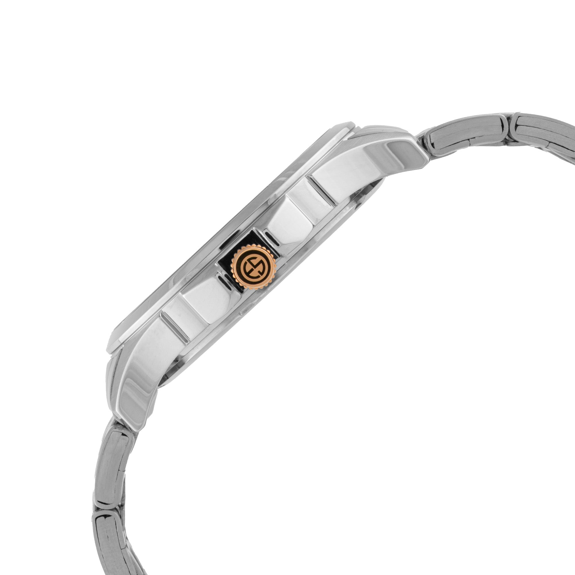 ELIZ ES8888G2SBS SS Case & Band Multifunction Men's Watch