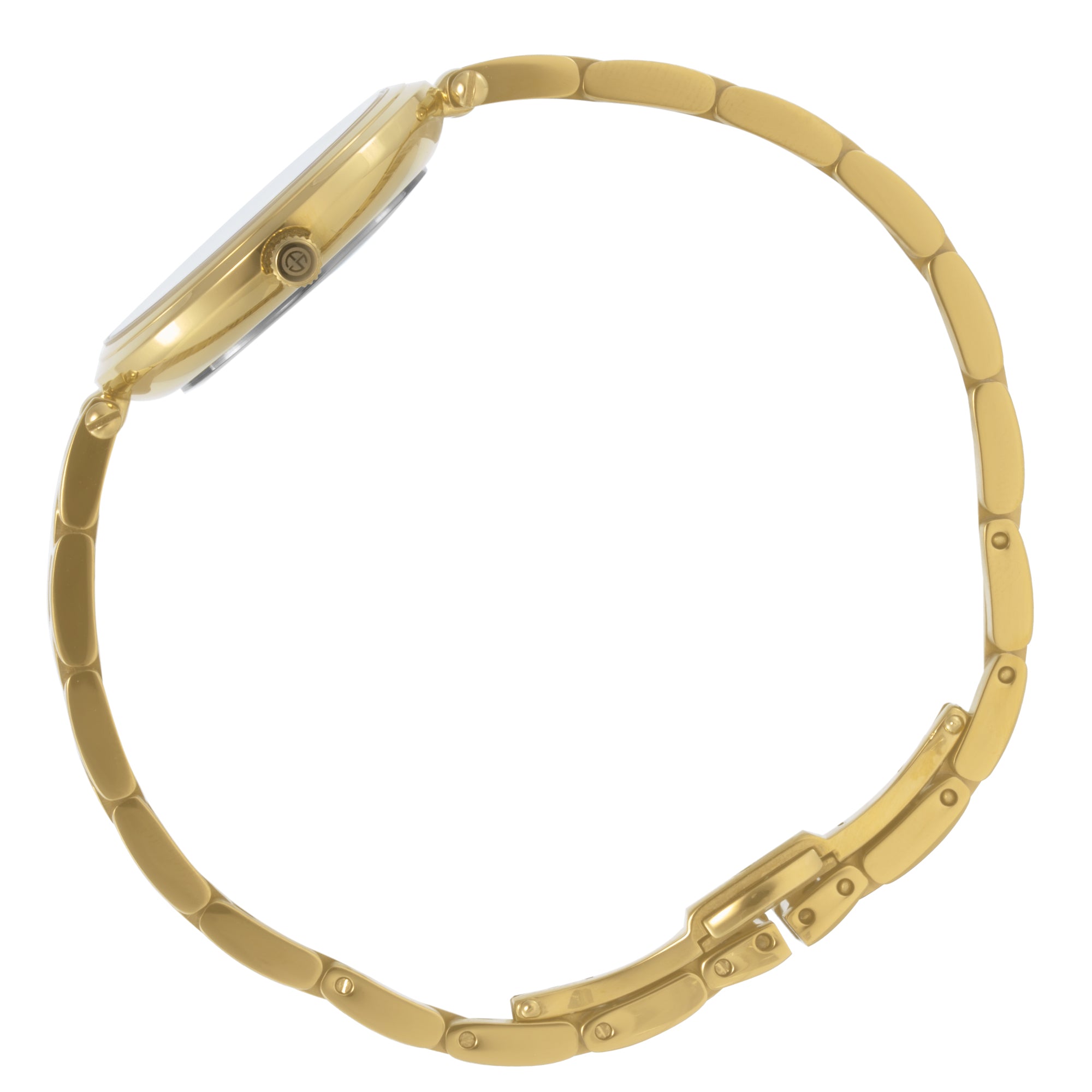 ELIZ ES8890L2GHG SS Case & Band 2-Hands Women's Watch