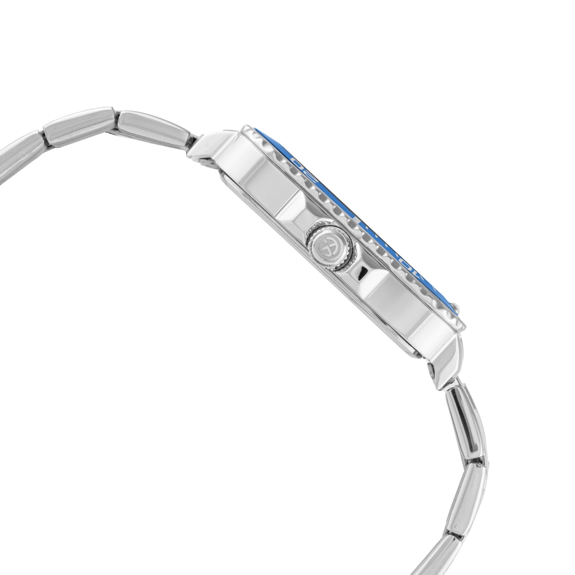 ELIZ ES8892G2SBS SS Case & Band Calendar Men's Watch