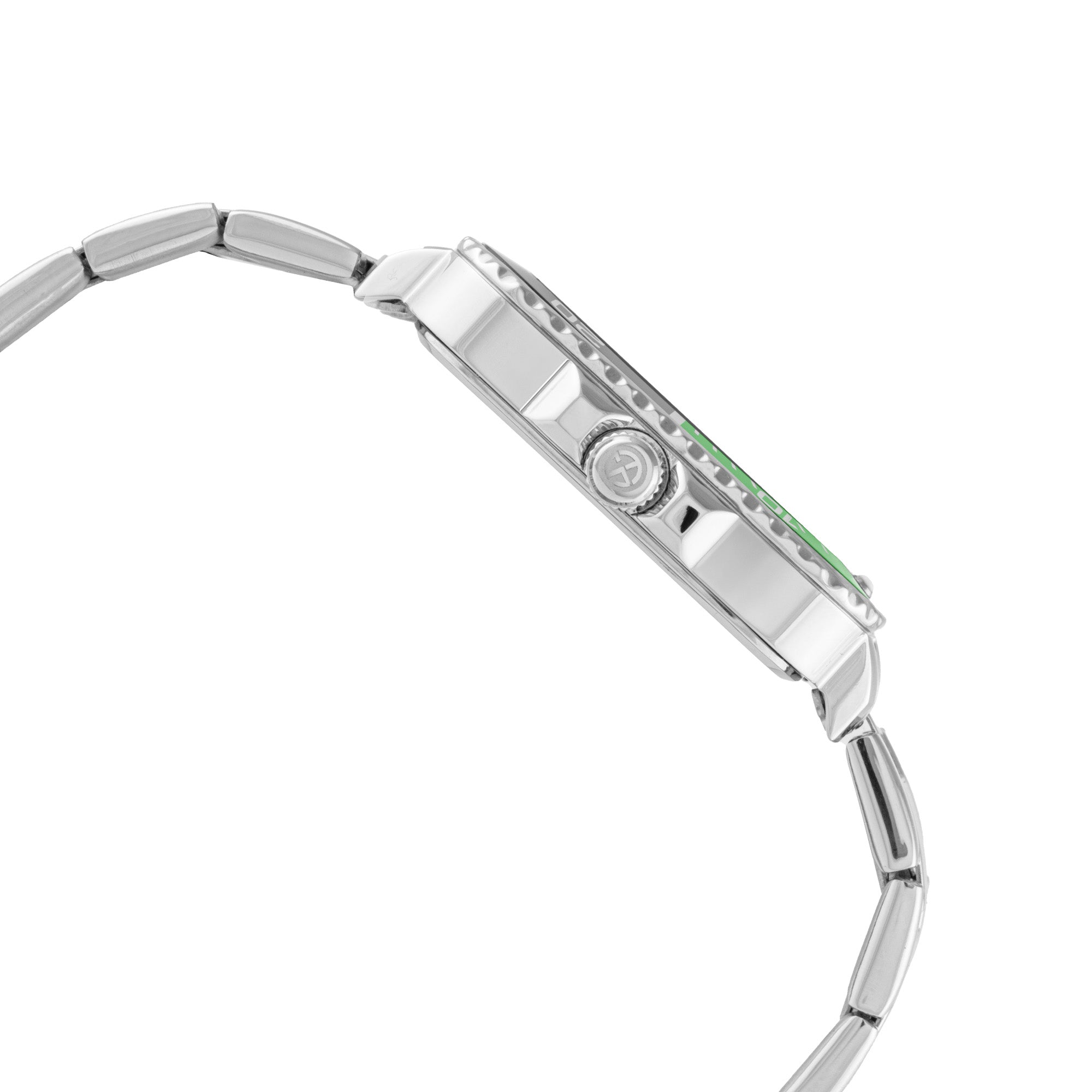 ELIZ ES8892G2SES SS Case & Band Calendar Men's Watch