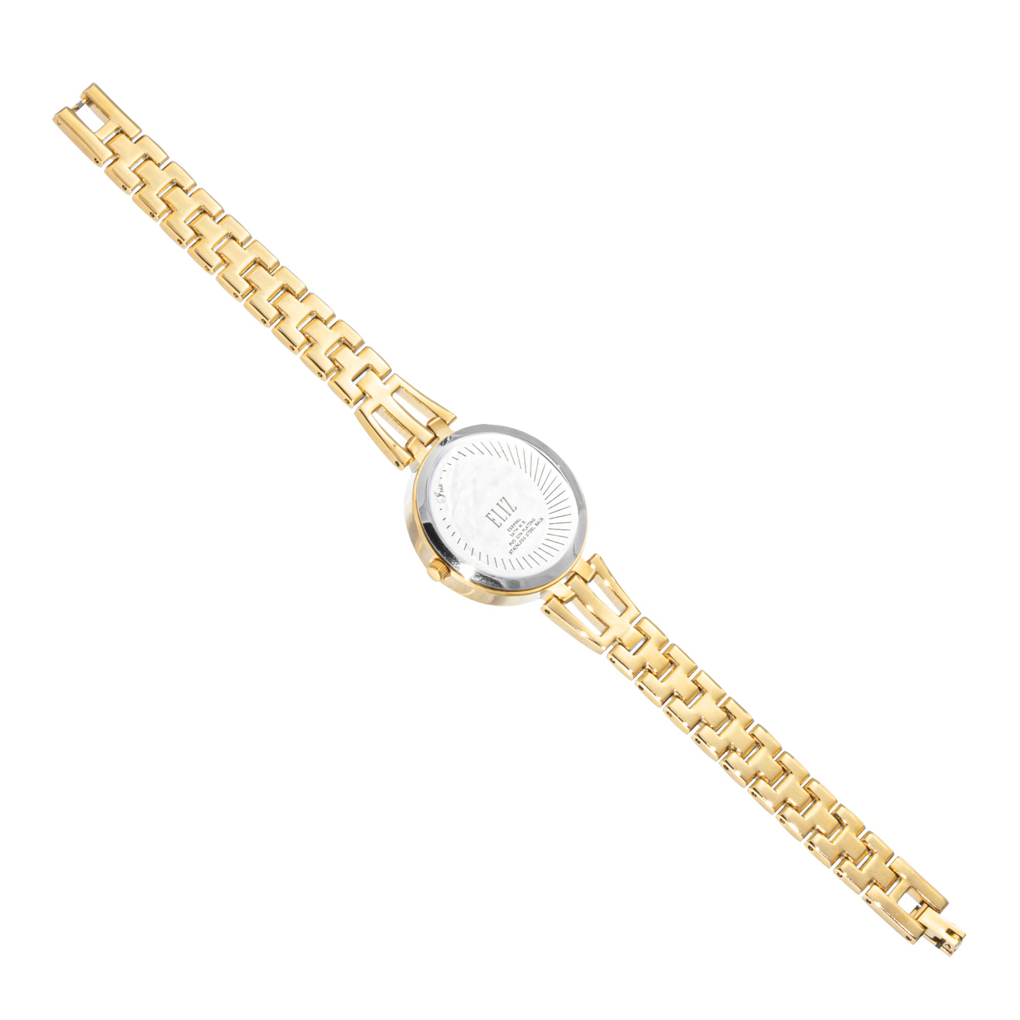 ELIZ ES8896L2GCG Metal Case and Bracelet 3-Hands Women's Watch