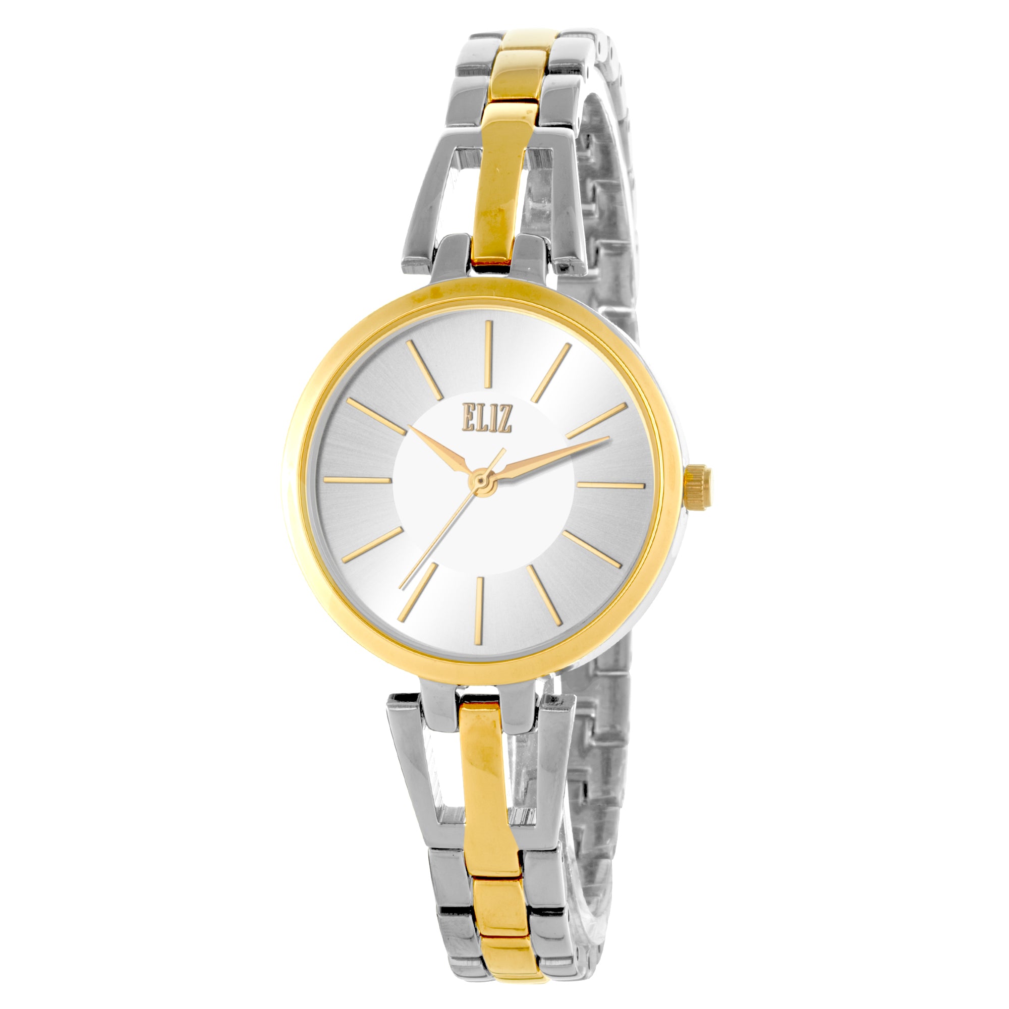 ELIZ ES8896L2TST Metal Case and Bracelet 3-Hands Women's Watch