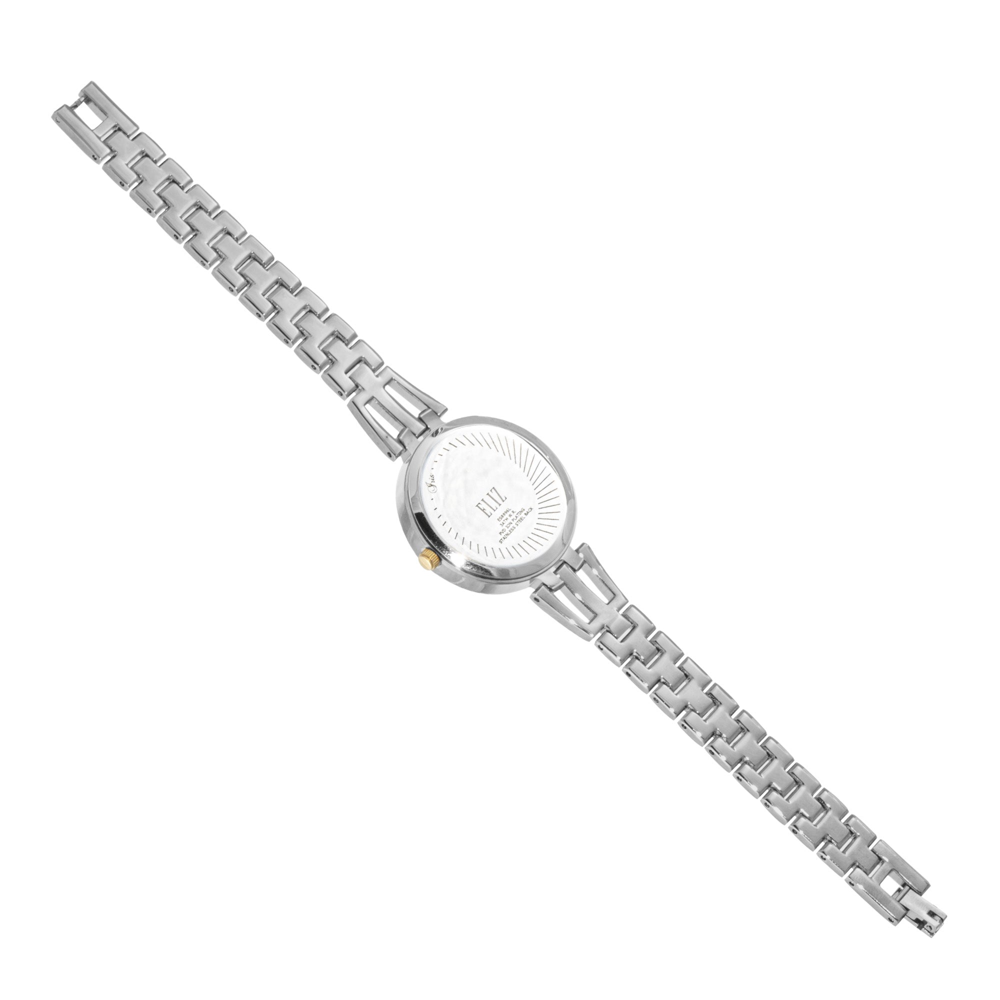 ELIZ ES8896L2TST Metal Case and Bracelet 3-Hands Women's Watch