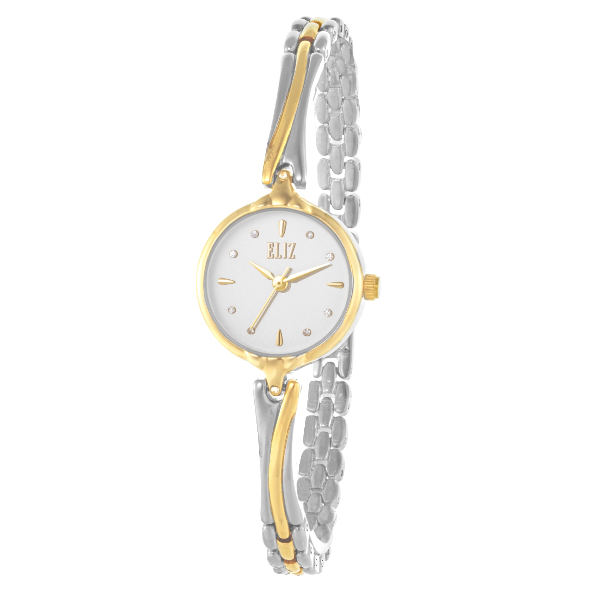 ELIZ ES8897L2TST Metal Case and Bracelet 3-Hands Women's Watch