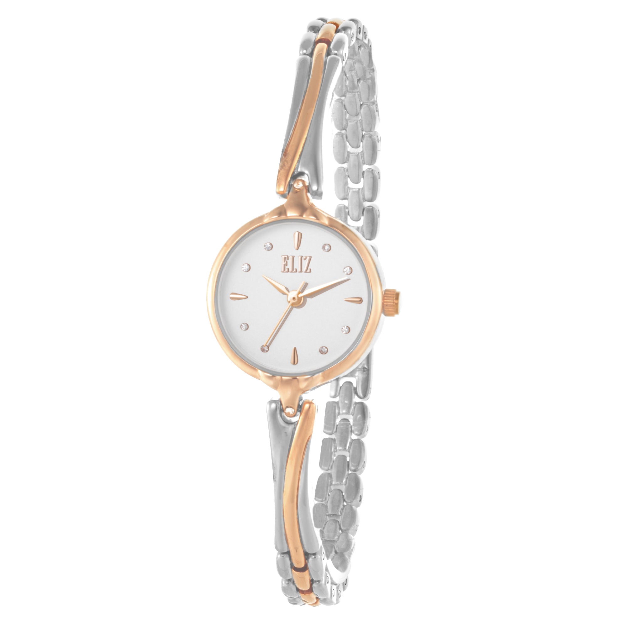 ELIZ ES8897L2USU Metal Case and Bracelet 3-Hands Women's Watch