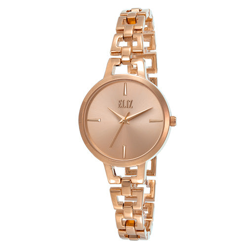 ELIZ ES8899L2RPR Metal Case and Bracelet Three-hands Women's Watch