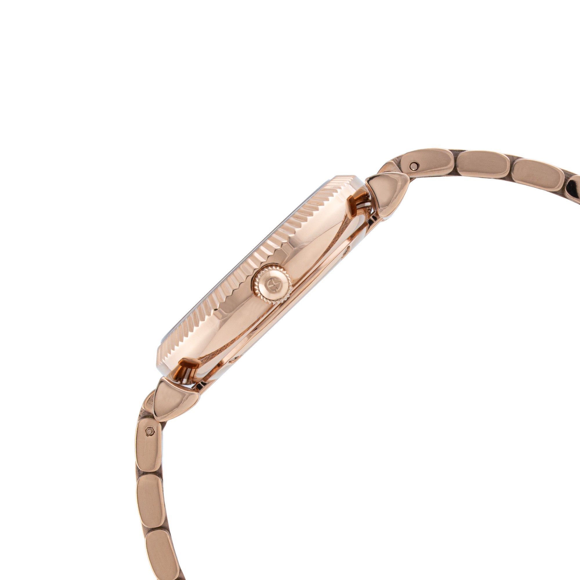 ELIZ ES8904L2RWR SS Case & Band 3-Hands Women's Watch