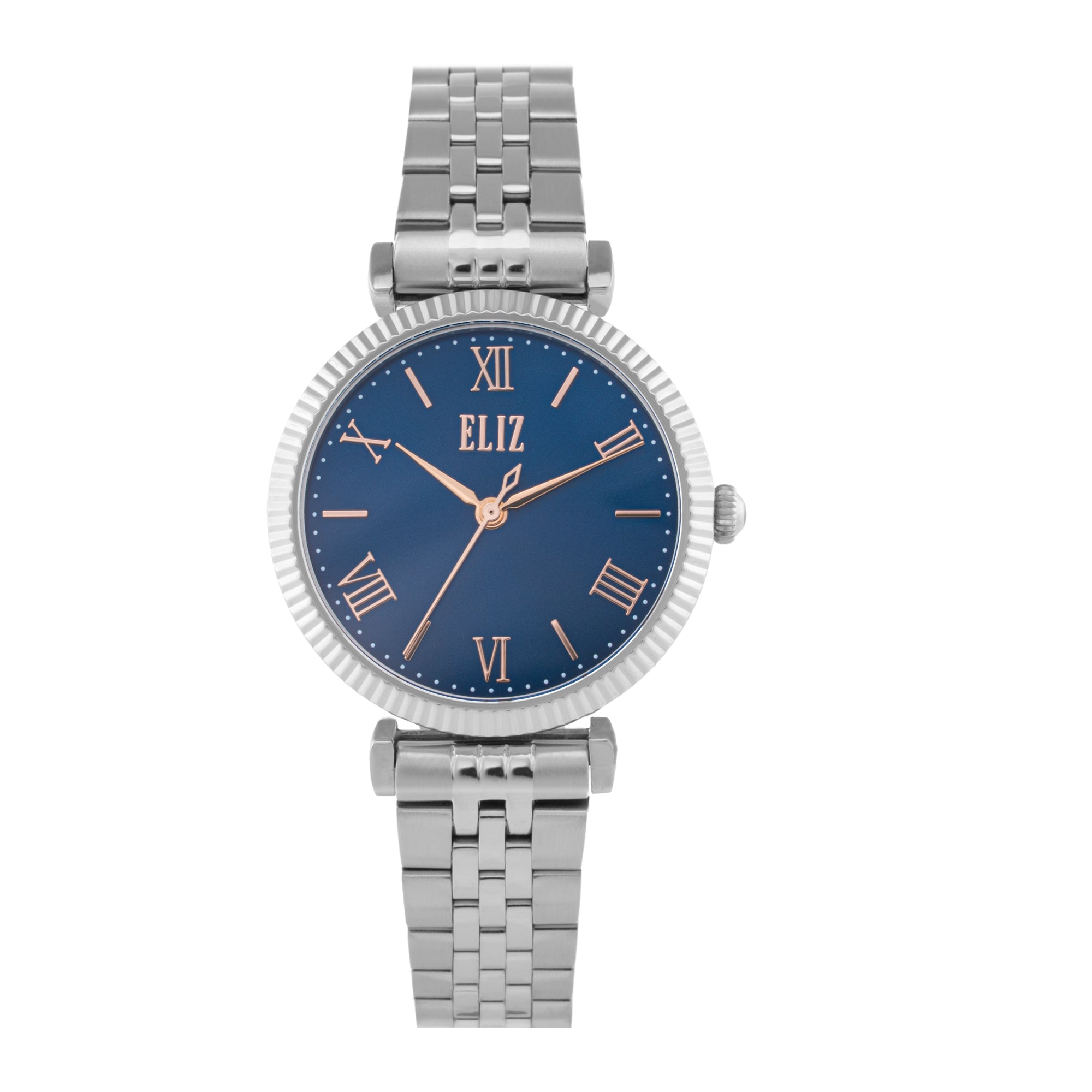 ELIZ ES8904L2SBS SS Case & Band 3-Hands Women's Watch