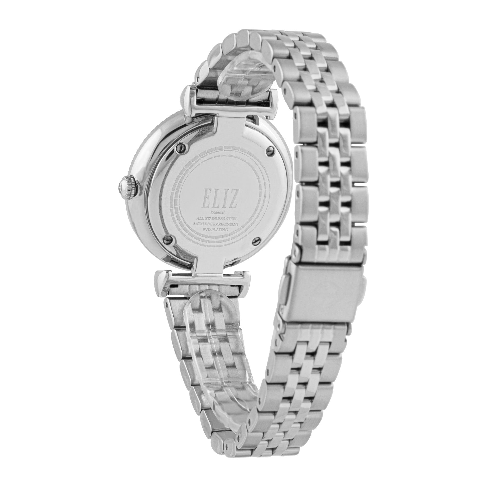 ELIZ ES8904L2SBS SS Case & Band 3-Hands Women's Watch