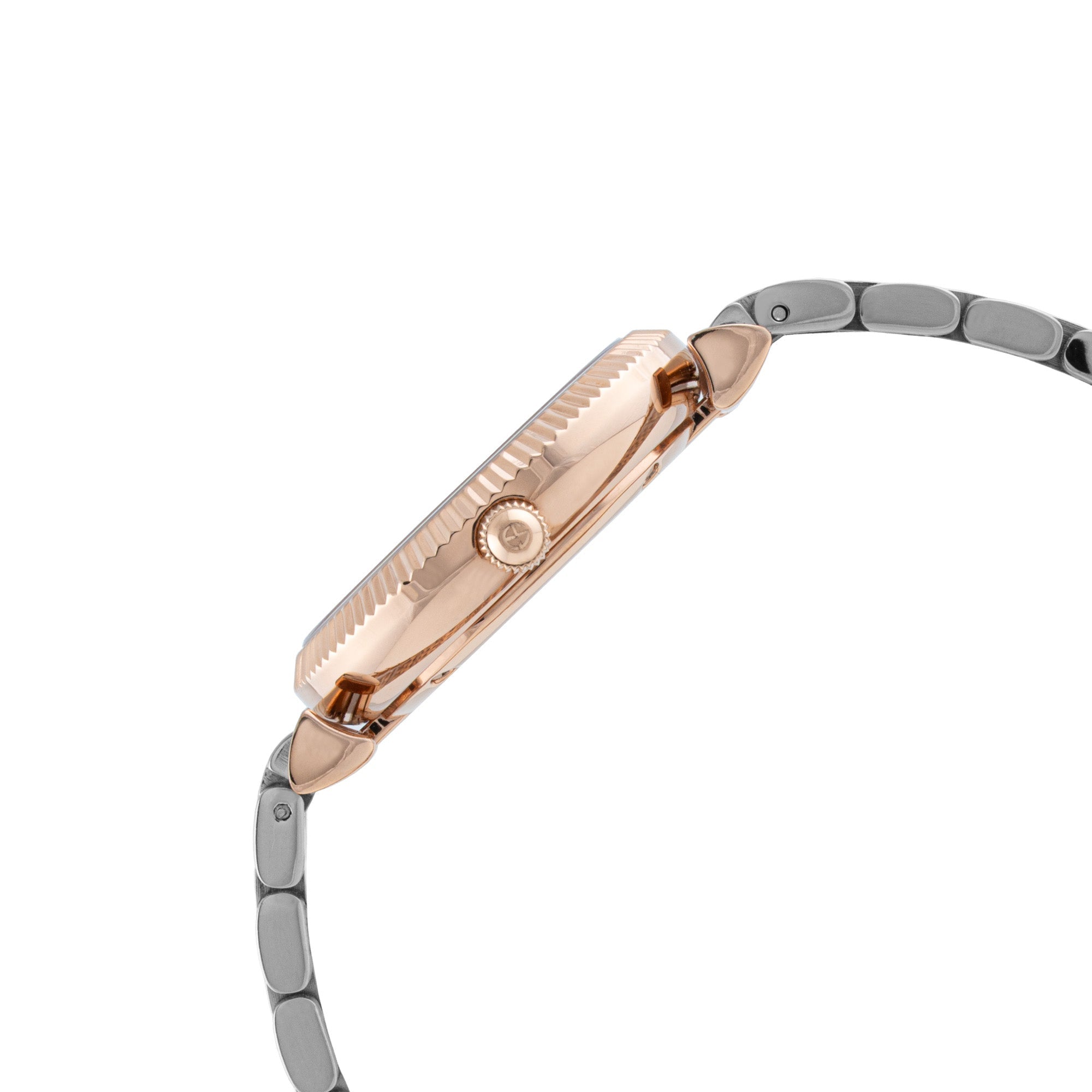 ELIZ ES8904L2UGU SS Case & Band 3-Hands Women's Watch