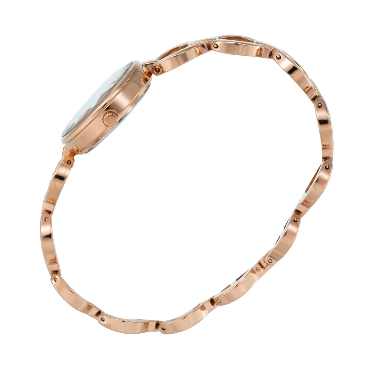 ELIZ ES8960L2RSR Metal Case and Bracelet 3-Hands Women's Watch