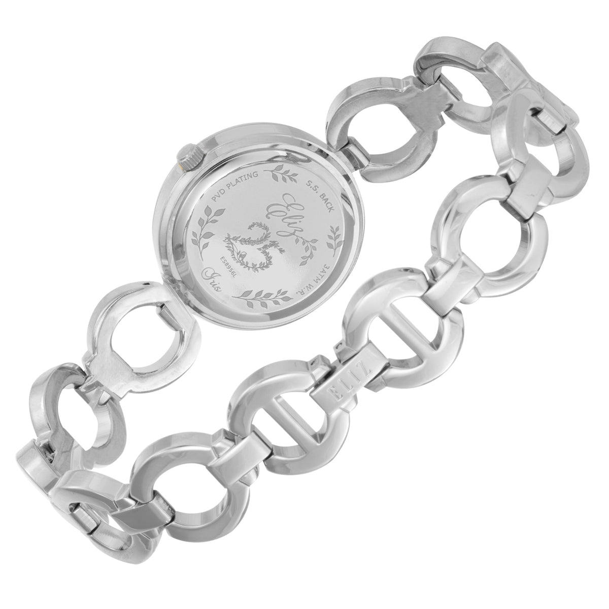 ELIZ ES8960L2SES Metal Case and Bracelet 3-Hands Women's Watch