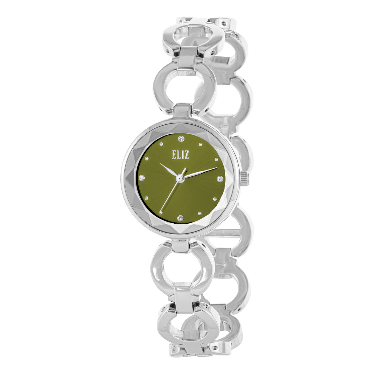 ELIZ ES8960L2SES Metal Case and Bracelet 3-Hands Women's Watch
