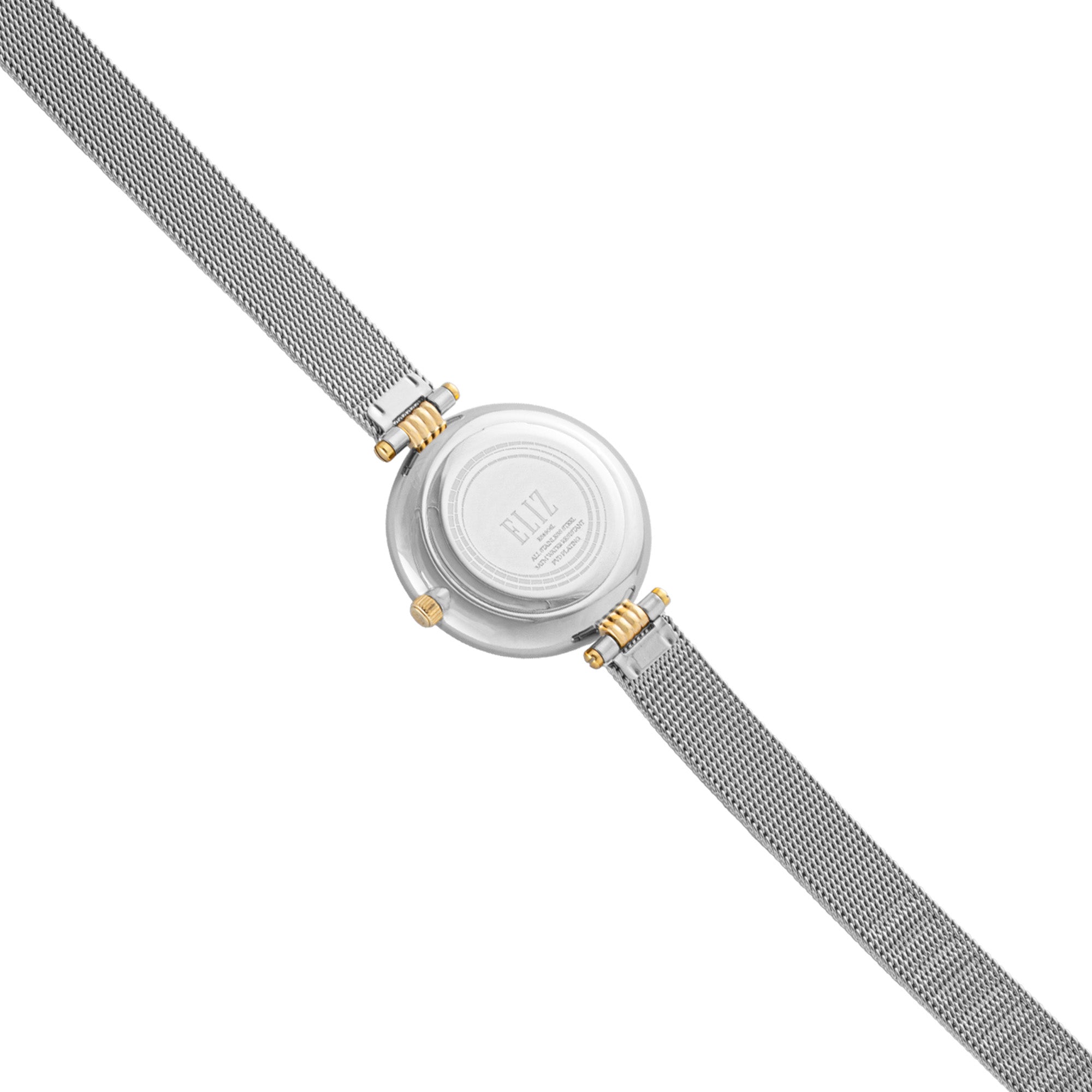 ELIZ ES8906L2TSS SS Case & Mesh Strap 3-Hands Women's Watch