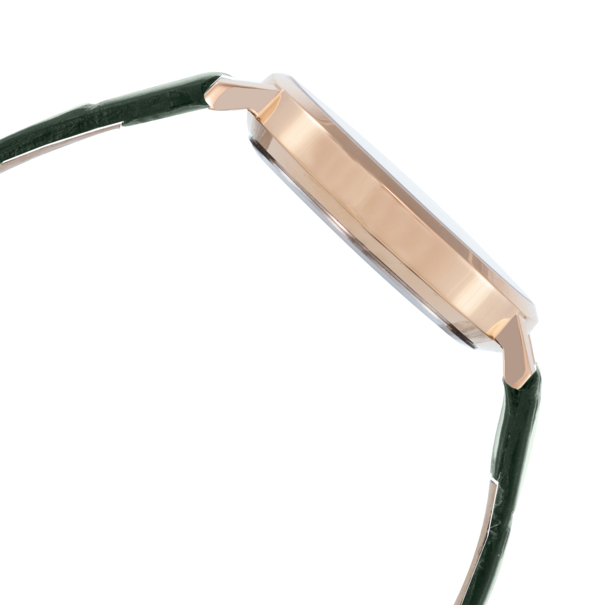 ELIZ ES8911L1REE SS Caseback & Leather 3-Hands Women's Watch