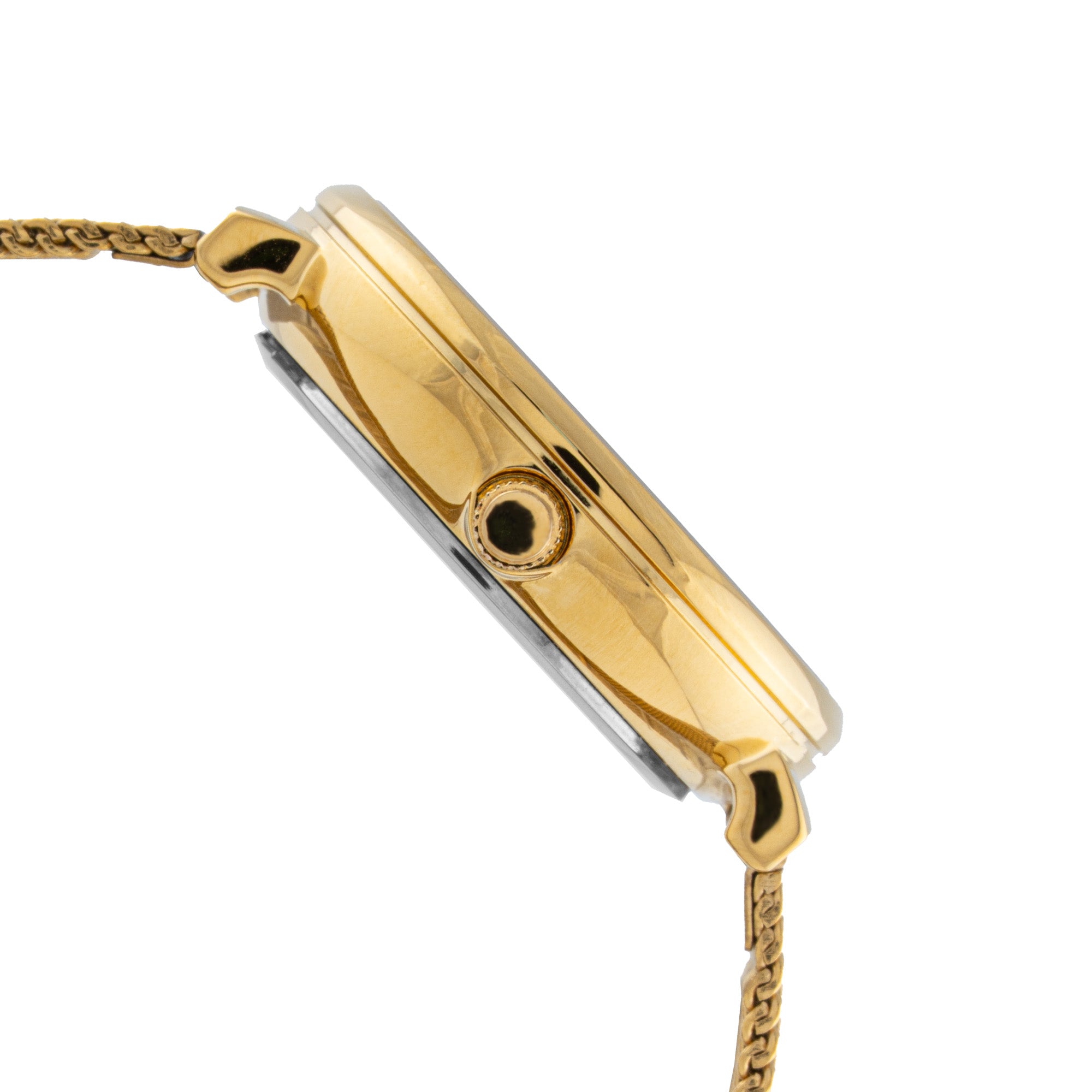 ELIZ ES8914L2GCG SS Caseback & Mesh Strap Multifunction Women's Watch