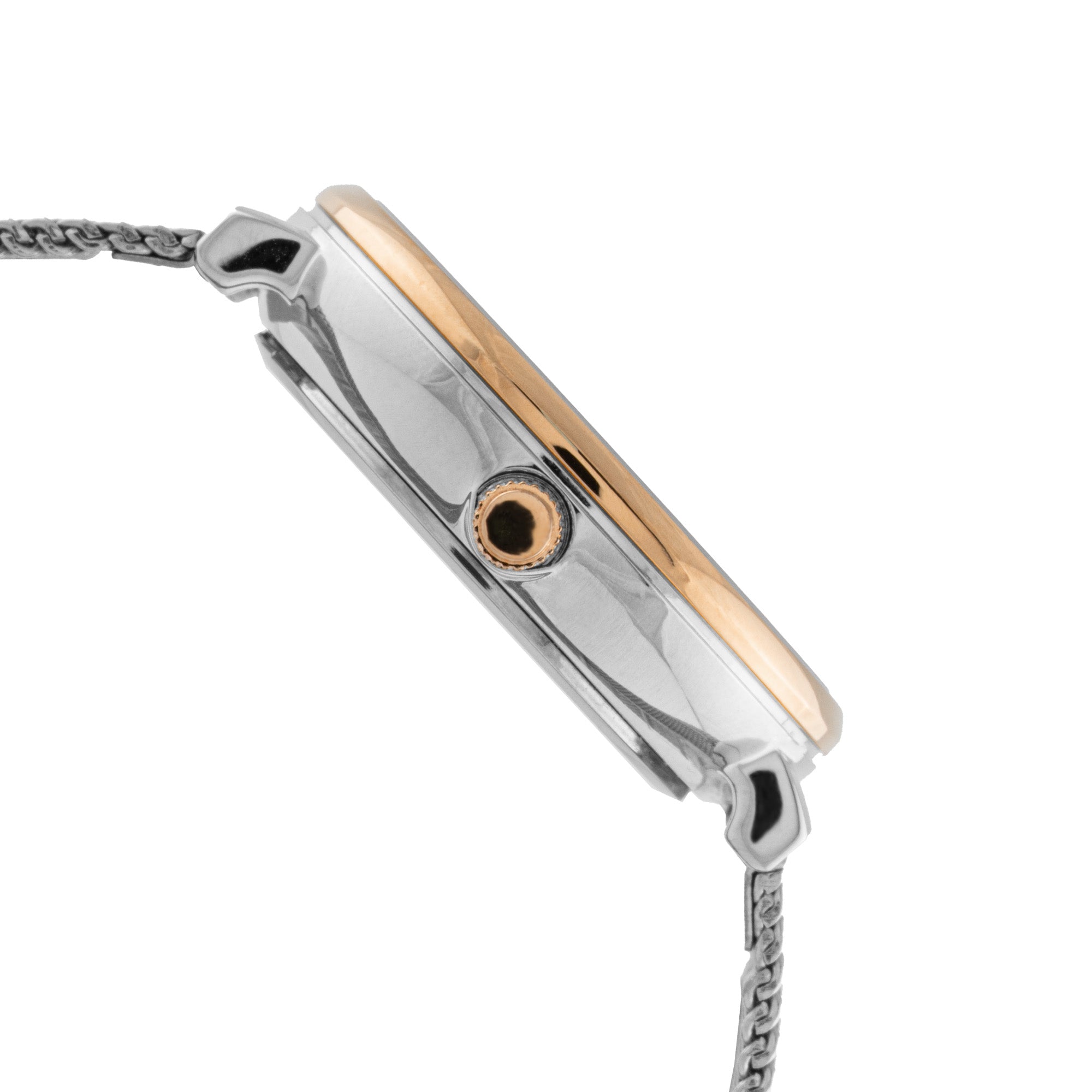 ELIZ ES8914L2USU SS Caseback & Mesh Strap Multifunction Women's Watch