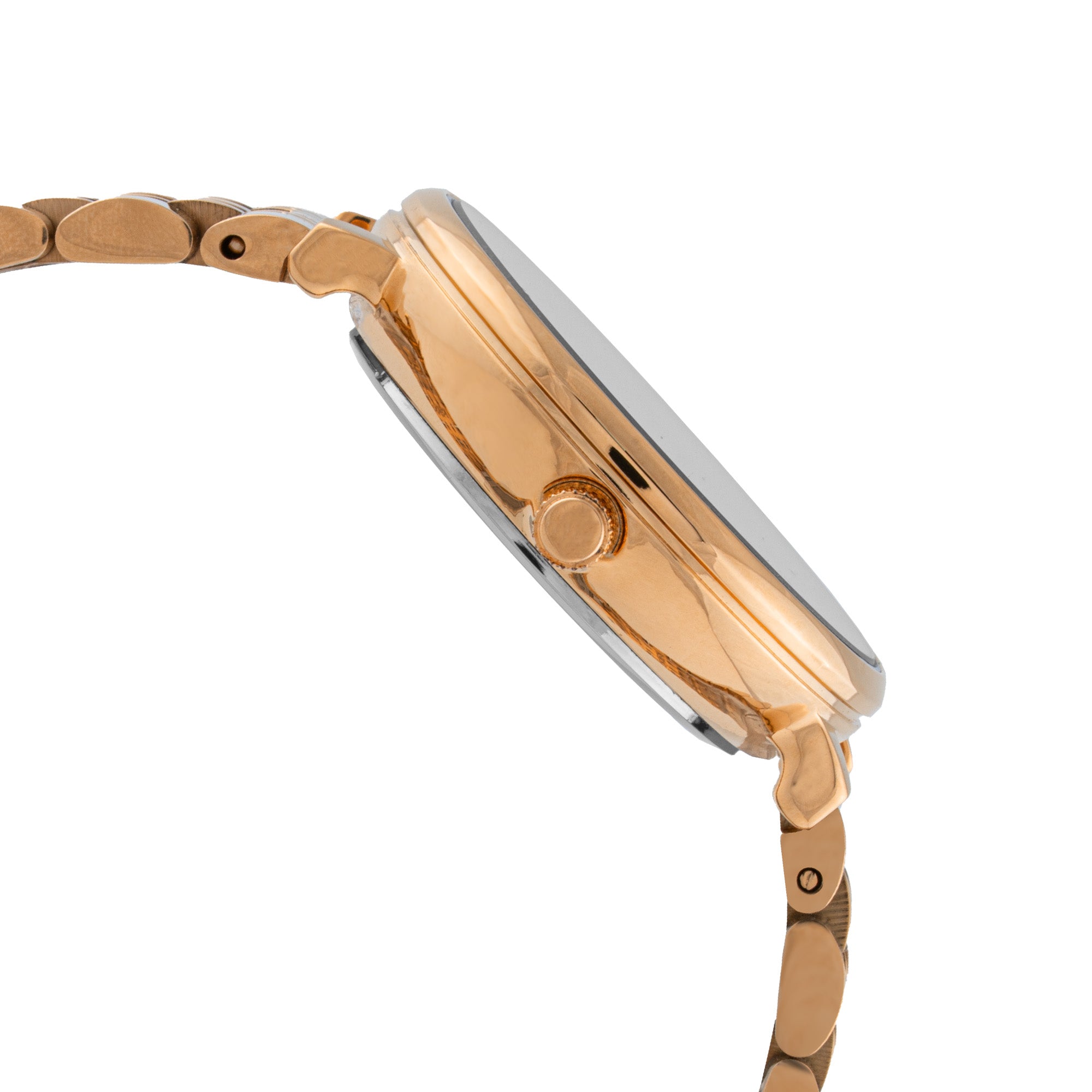 ELIZ ES8915L2RPR SS Caseback & Band Multifunction Women's Watch