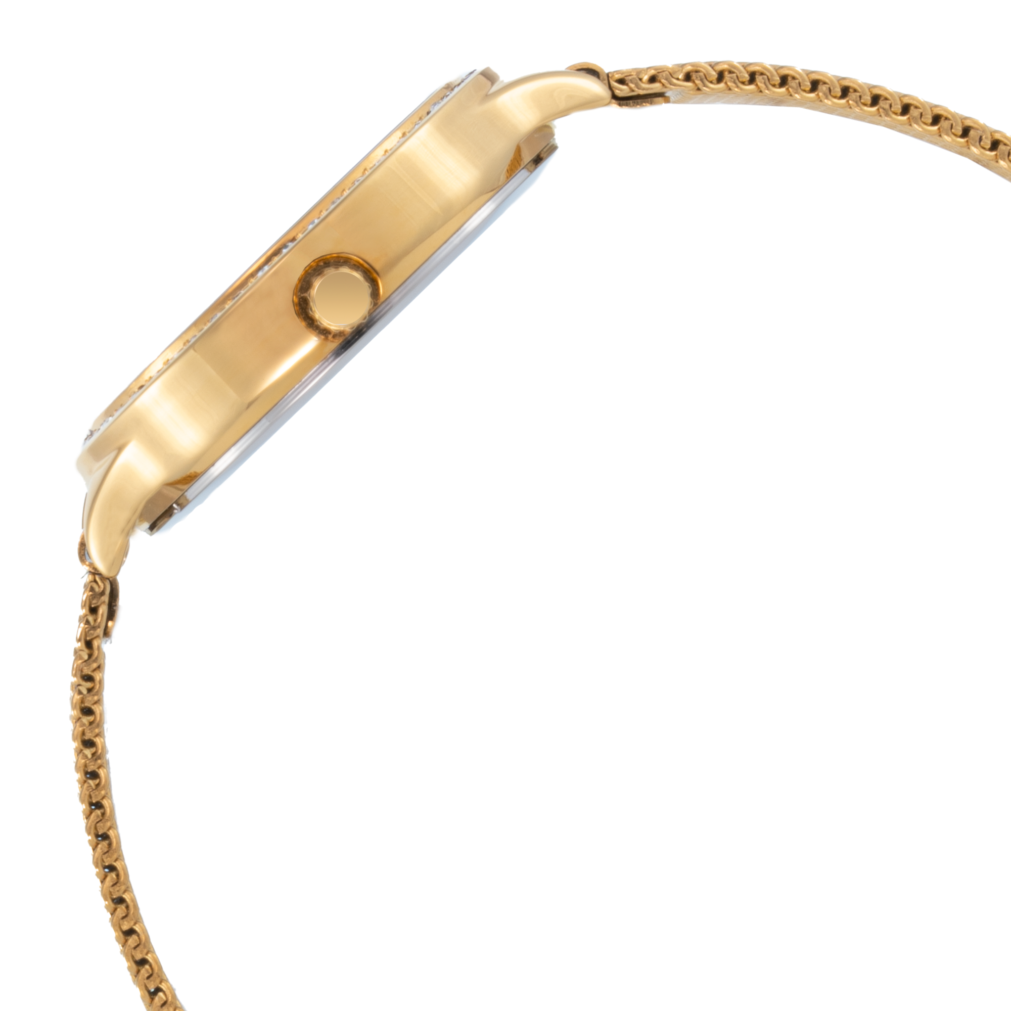 ELIZ ES8916L2GSG SS Caseback & Mesh Strap 3-Hands Women's Watch