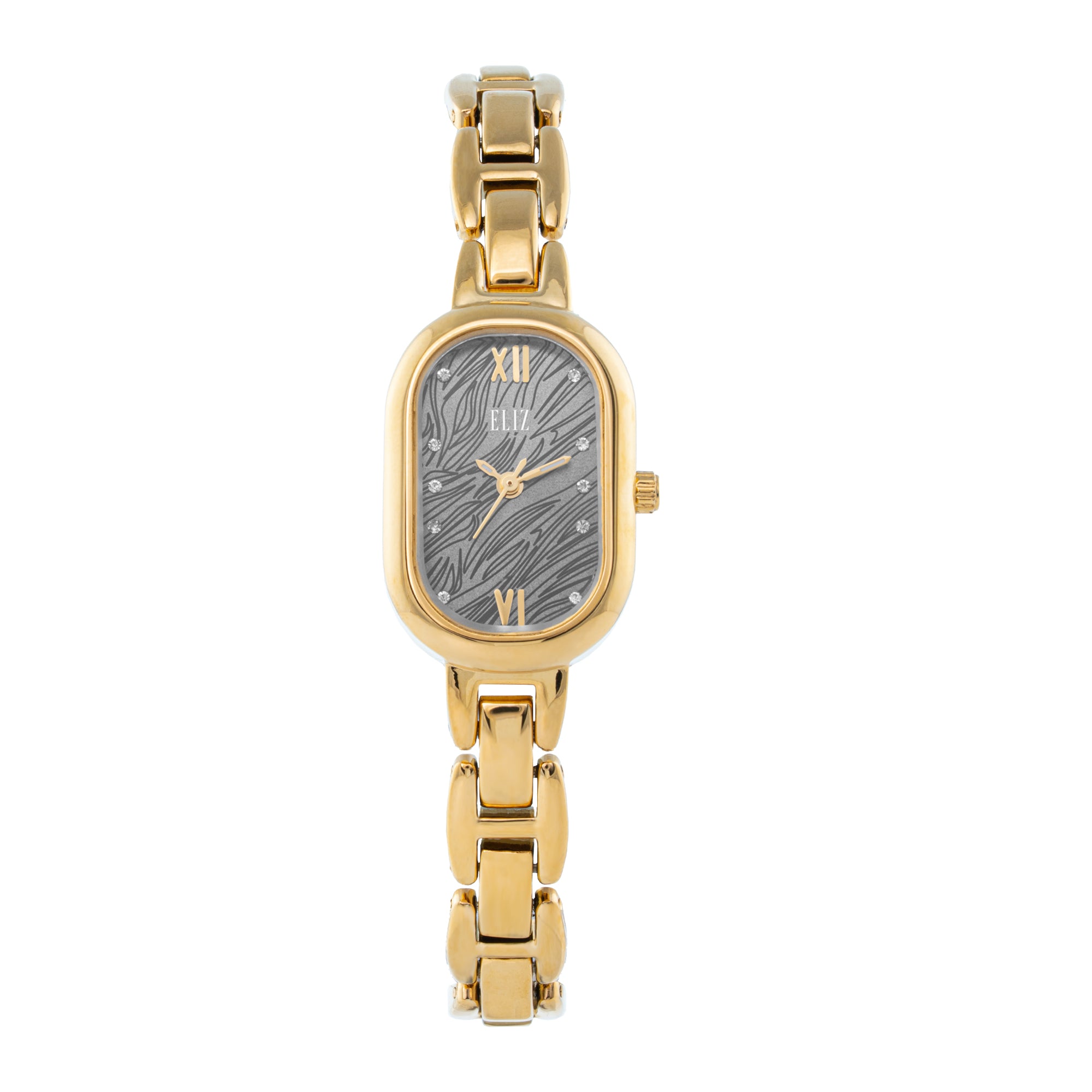 ELIZ ES8917L2GGG Metal Case and Bracelet 3-Hands Women's Watch