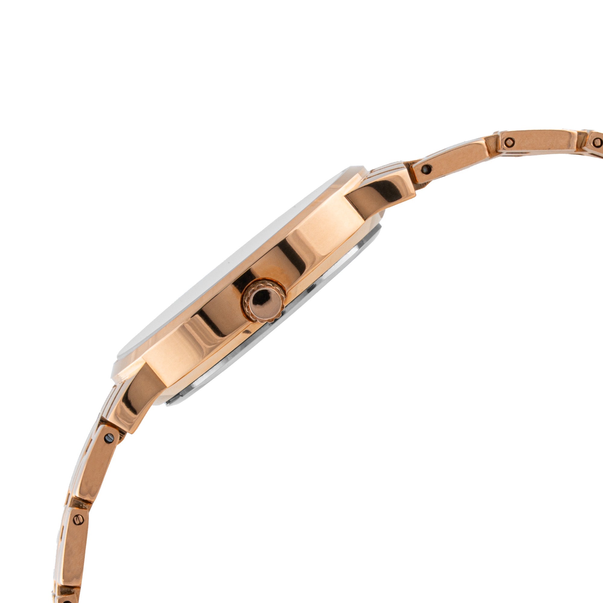 ELIZ ES8919L2RPR Metal Case and Bracelet 3-Hands Women's Watch