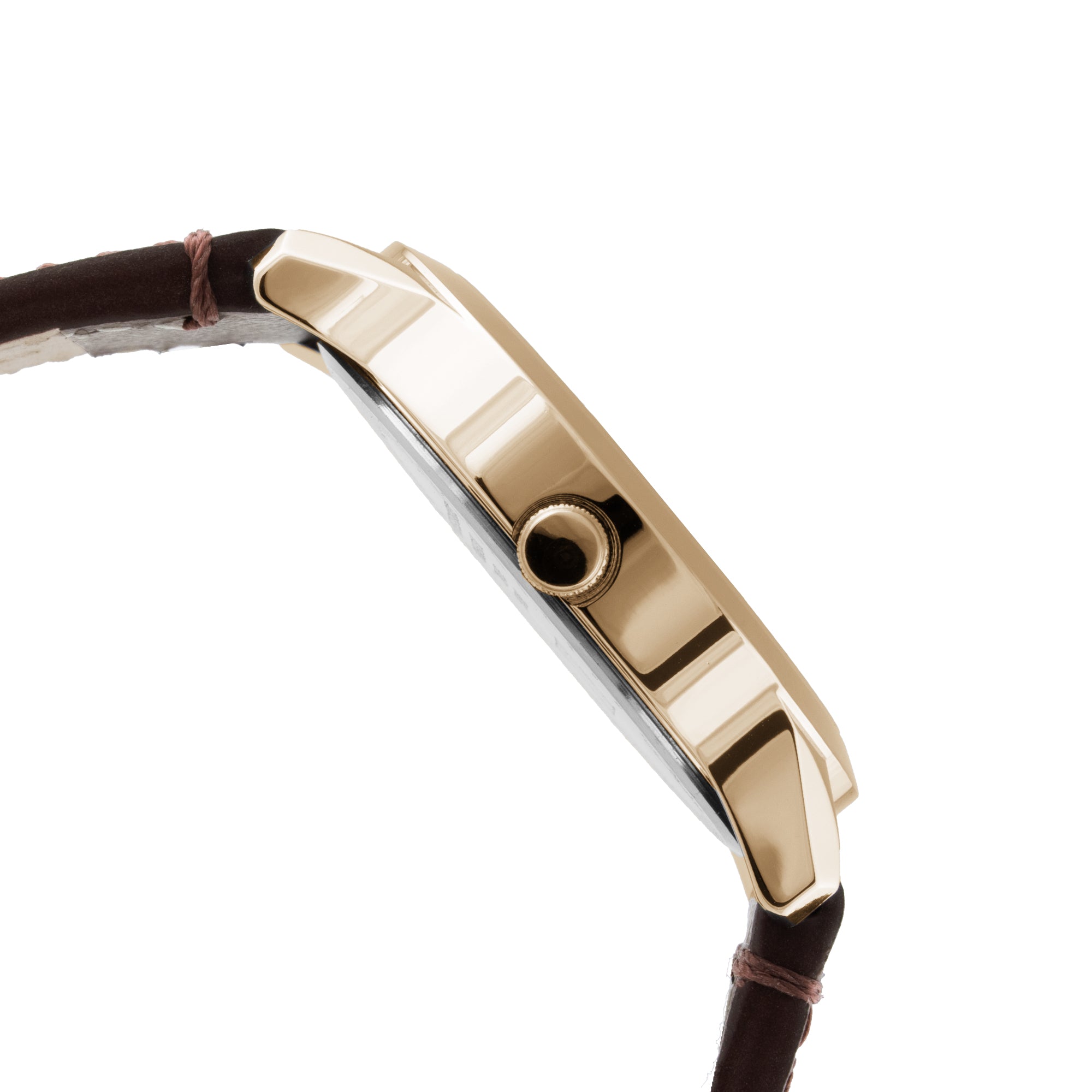 ELIZ ES8923G1RSO – ELIZ Classique Men's Watch – 42mm PVD Rose Gold Case – Silver Dial – Quartz Movement – Brown Leather Strap