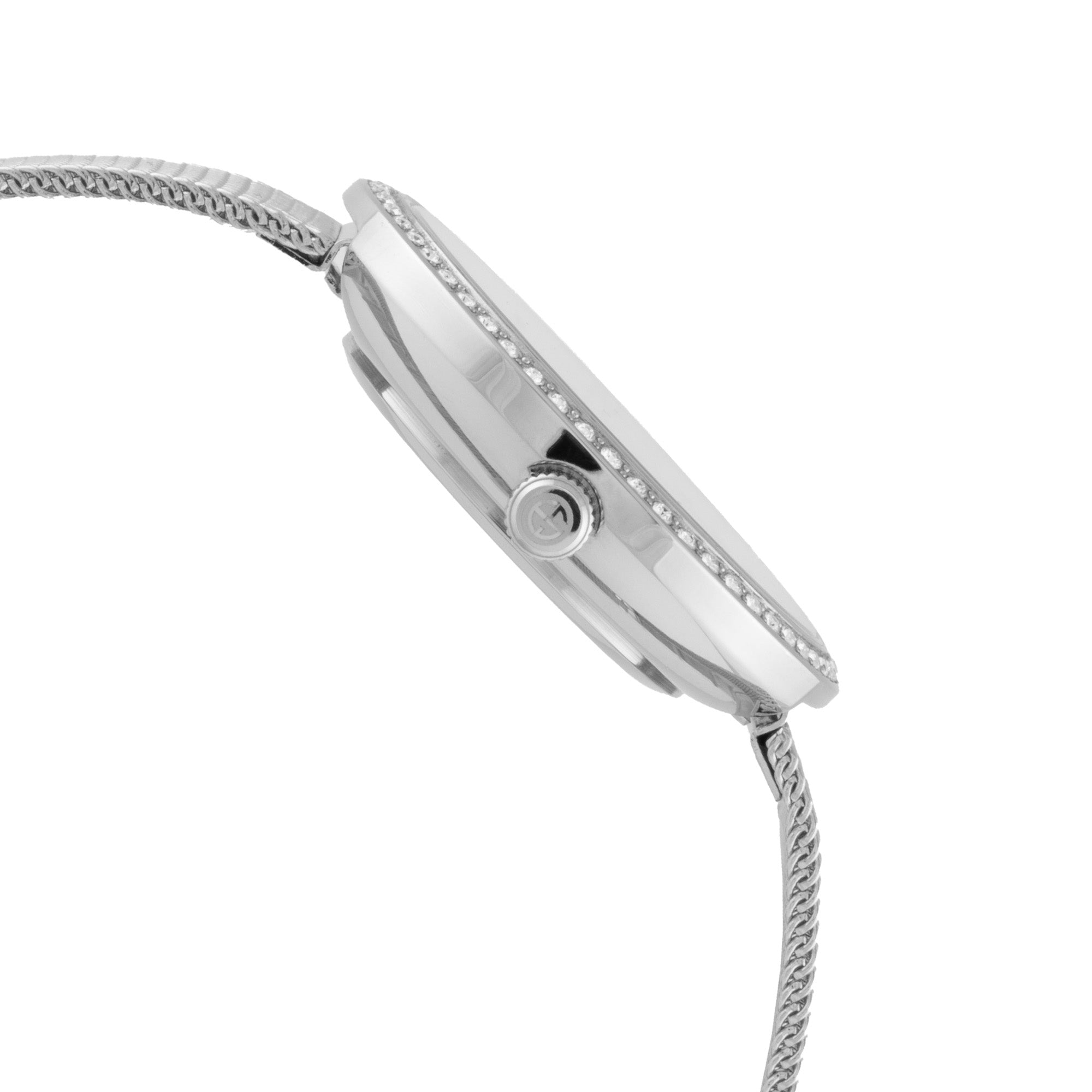 ELIZ ES8927L2SSS Metal Case and Bracelet 3-Hands Women's Watch