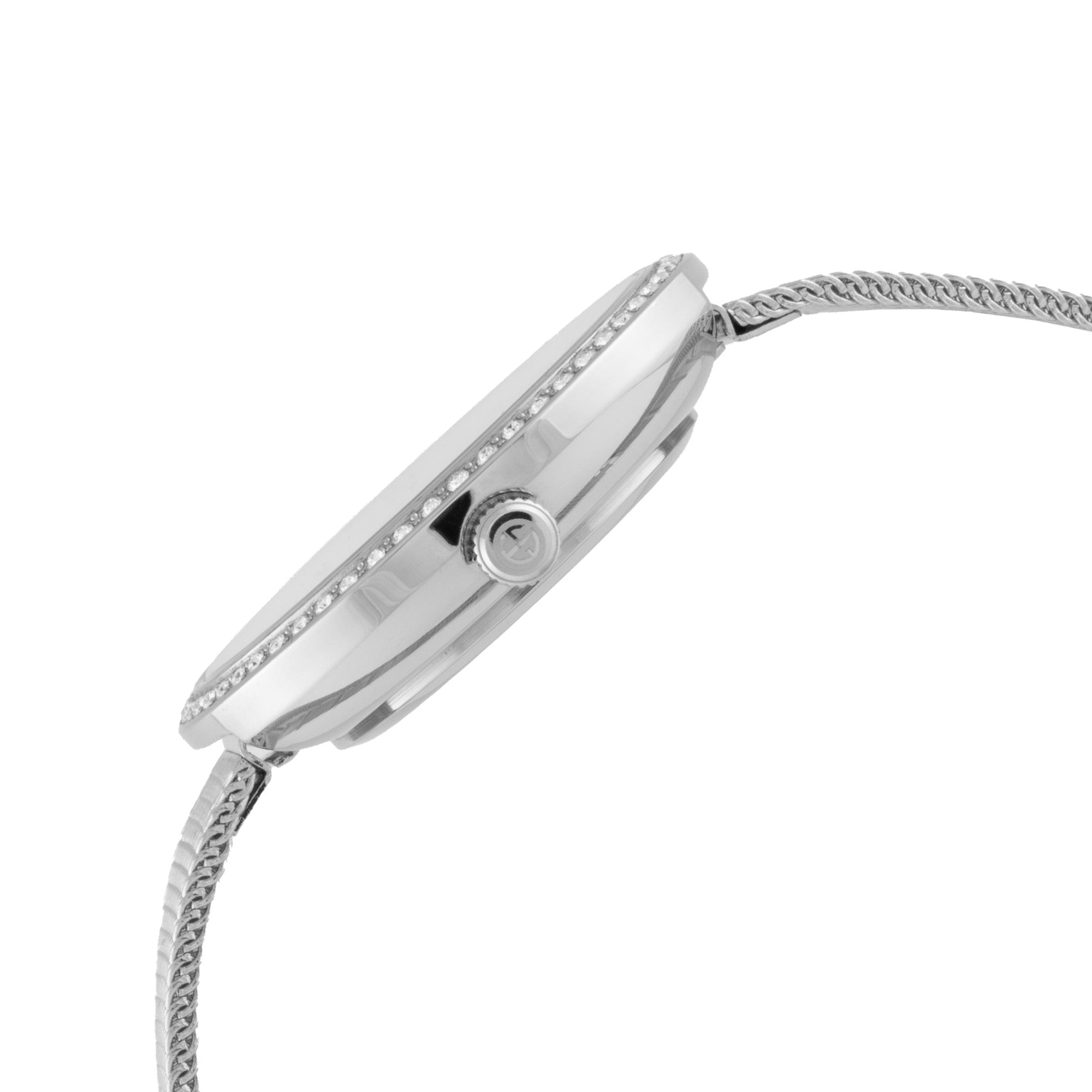 ELIZ ES8927L2SSS Metal Case and Bracelet 3-Hands Women's Watch