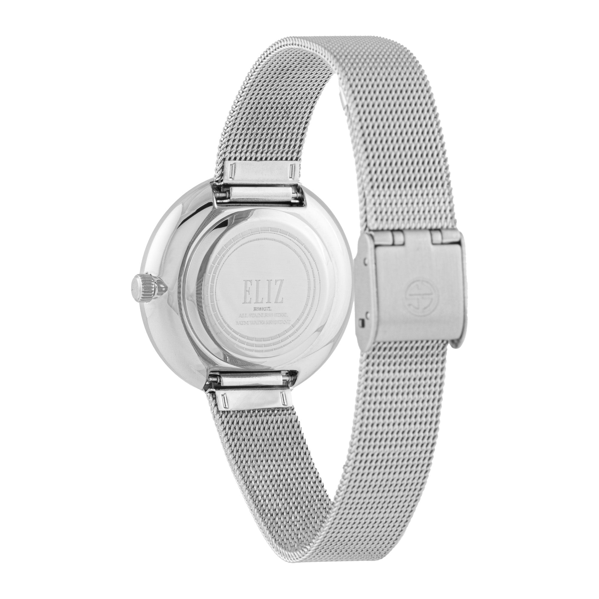 ELIZ ES8927L2SSS Metal Case and Bracelet 3-Hands Women's Watch