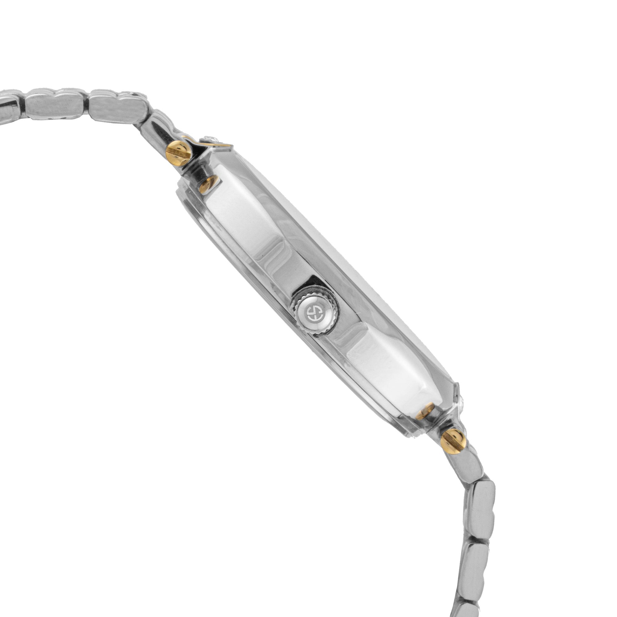 ELIZ ES8928L2THT SS Case & Mesh Strap 3-Hands Women's Watch