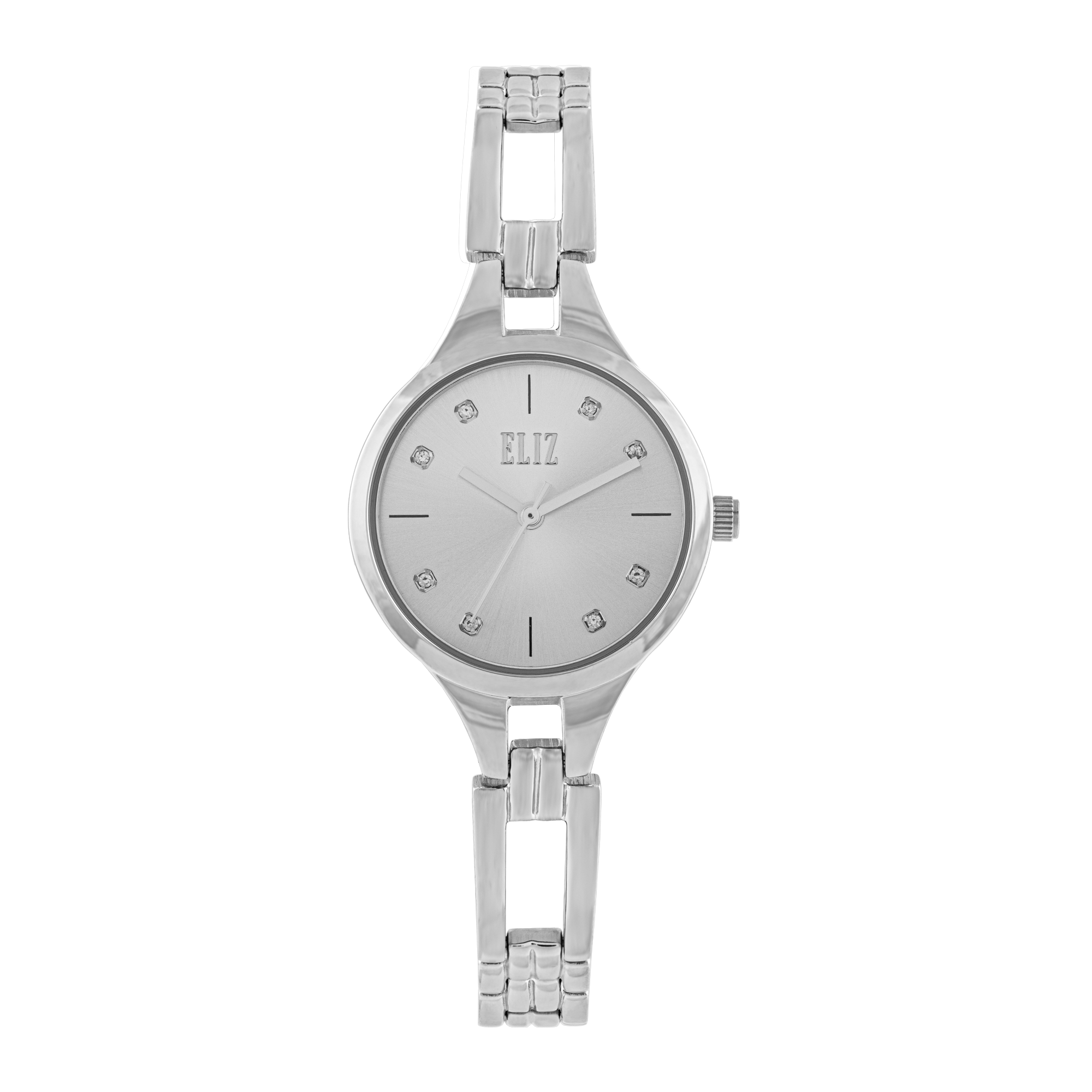 ELIZ  ES8934L2SSS Metal Case and Bracelet Three-hands Women`s Watch