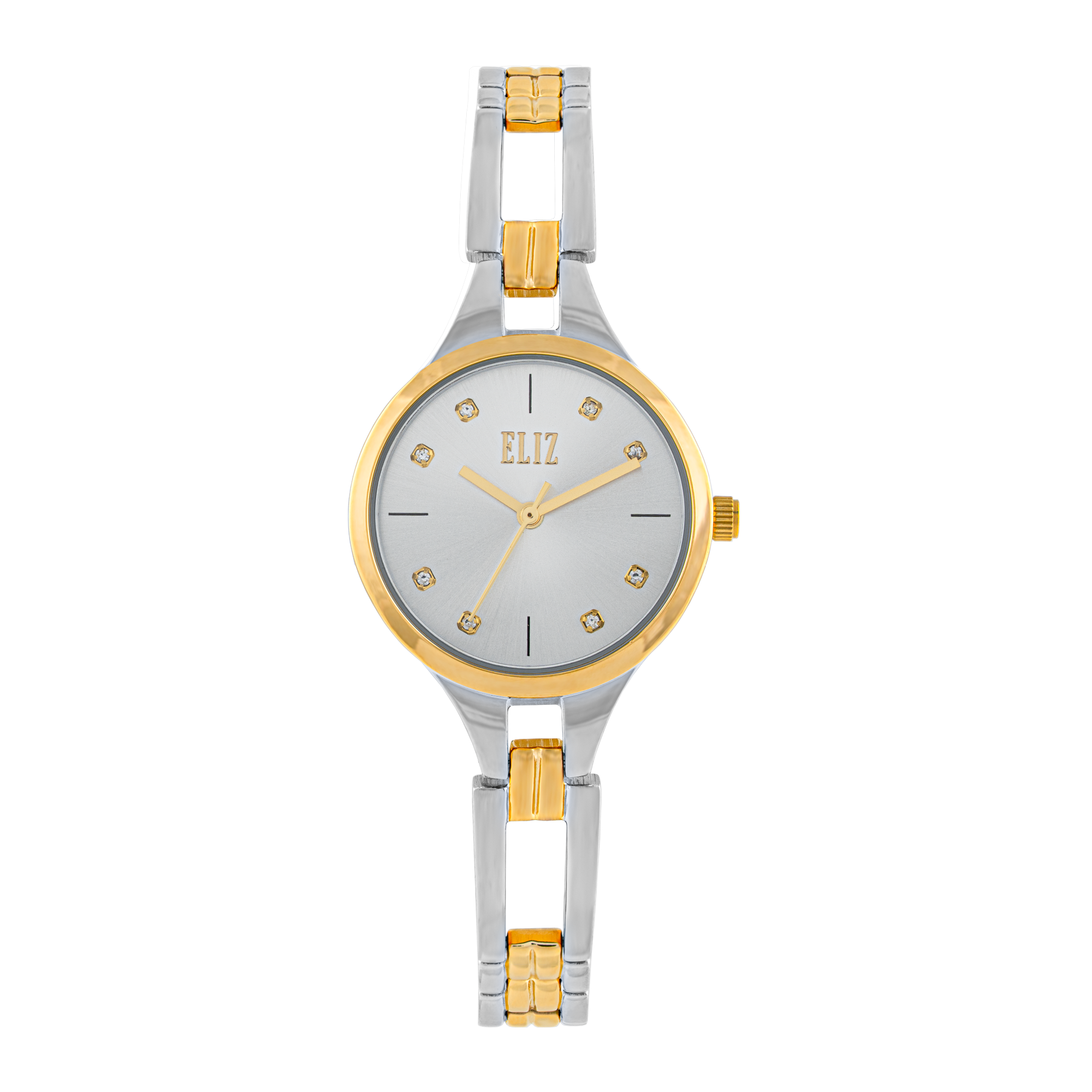 ELIZ  ES8934L2TST Metal Case and Bracelet Three-hands Women`s Watch