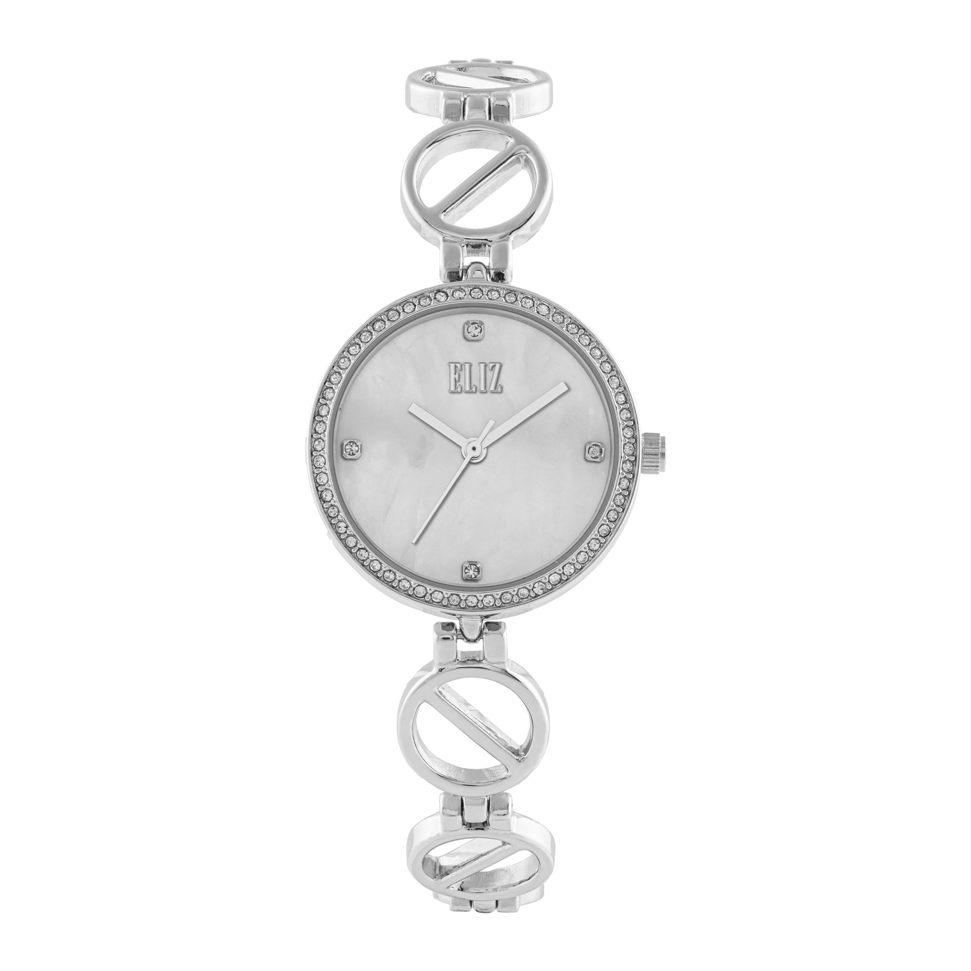 ELIZ ES8935L2SHS METAL CASE AND BRACELET THREE-HANDS WOMEN'S WATCH
