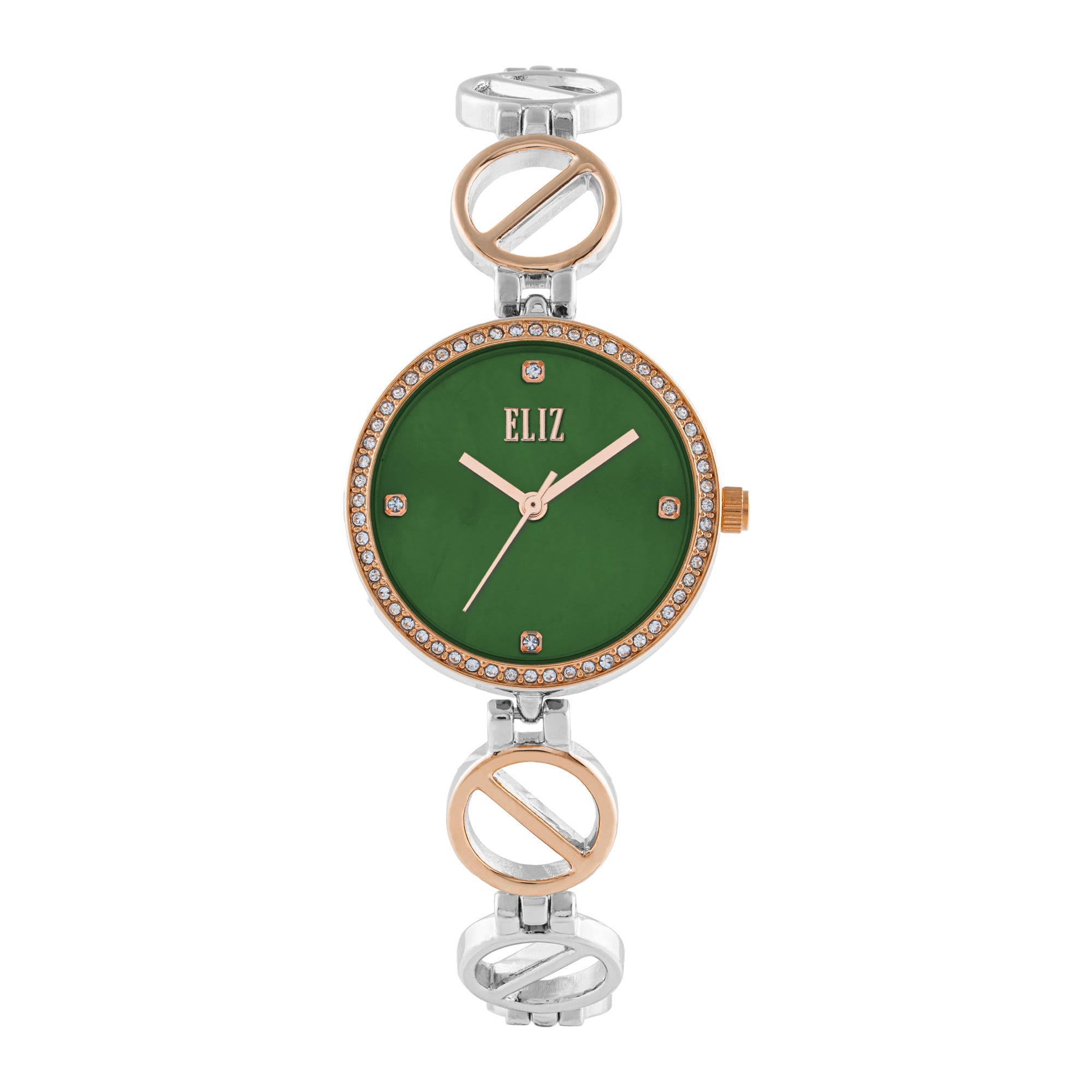 ELIZ ES8935L2UQU METAL CASE AND BRACELET THREE-HANDS WOMEN'S WATCH