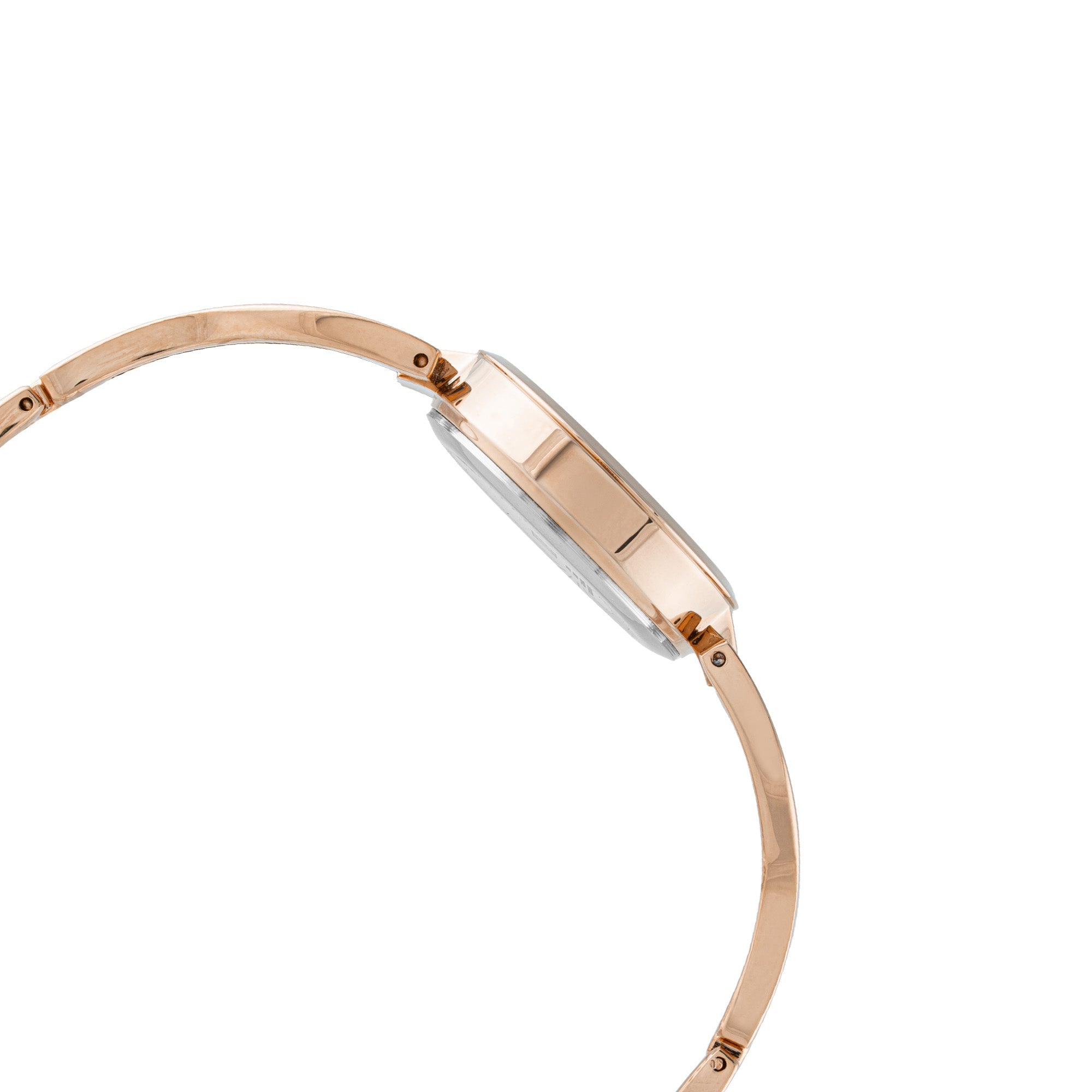 ELIZ ES8936L2RBR METAL CASE AND BRACELET THREE-HANDS WOMEN'S WATCH