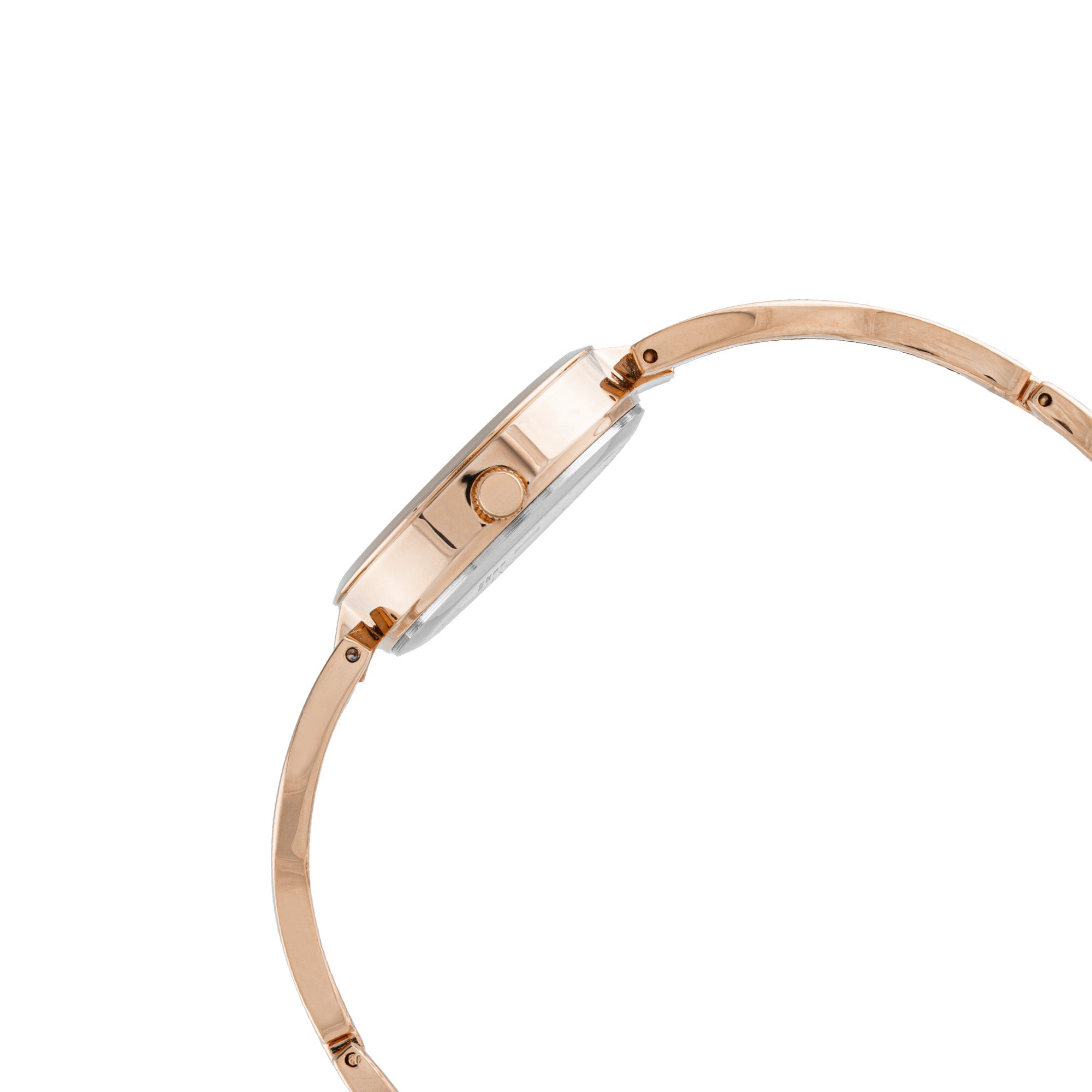 ELIZ ES8936L2RBR METAL CASE AND BRACELET THREE-HANDS WOMEN'S WATCH