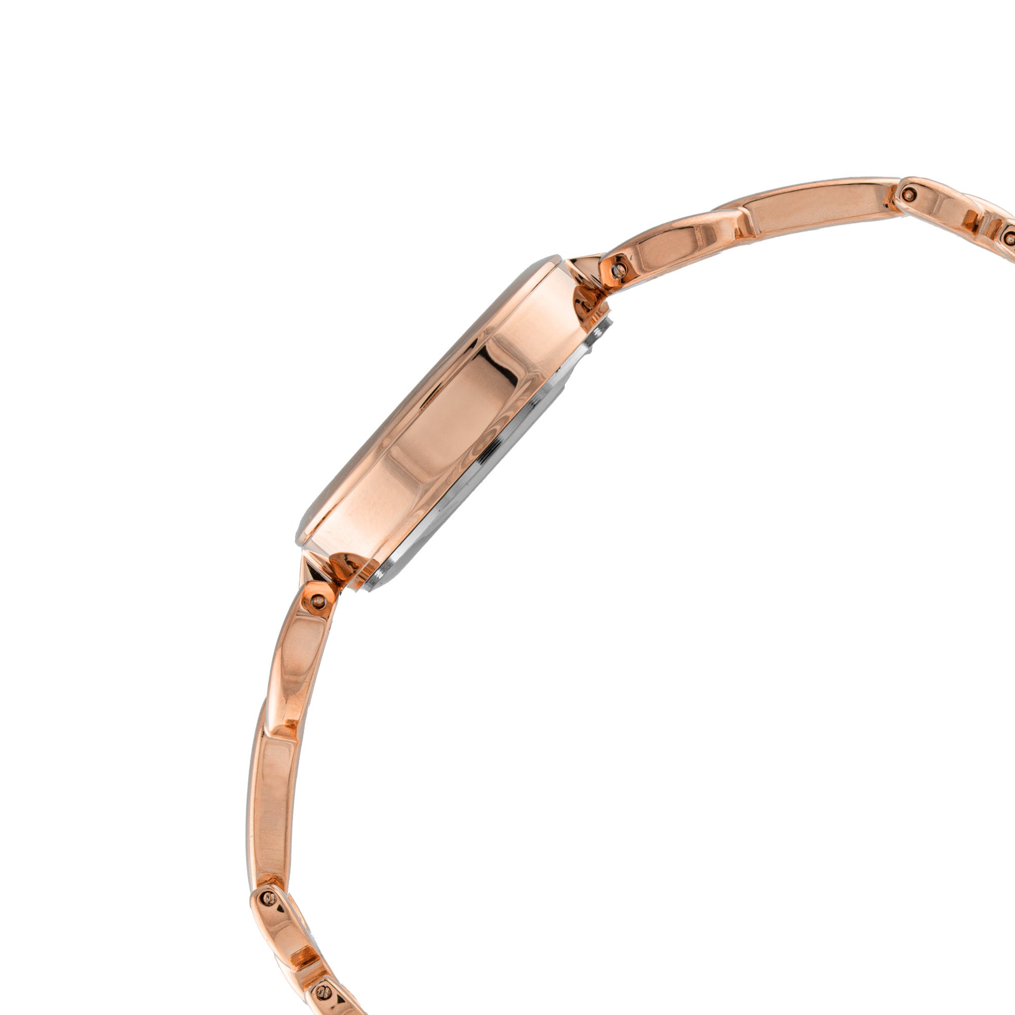 ELIZ ES8938L2RPR Metal Case and Bracelet Three-hands Women's Watch