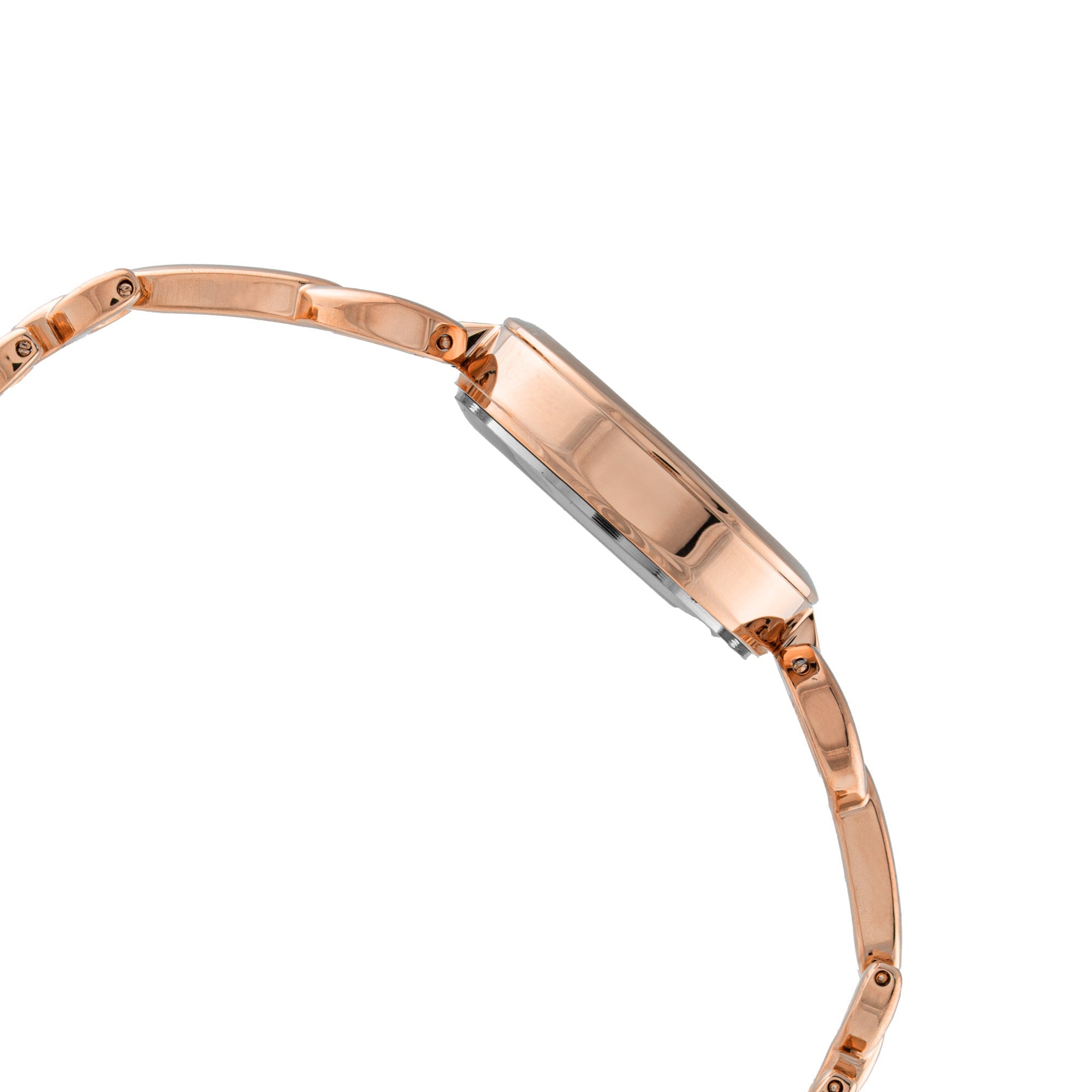 ELIZ ES8938L2RPR Metal Case and Bracelet Three-hands Women's Watch