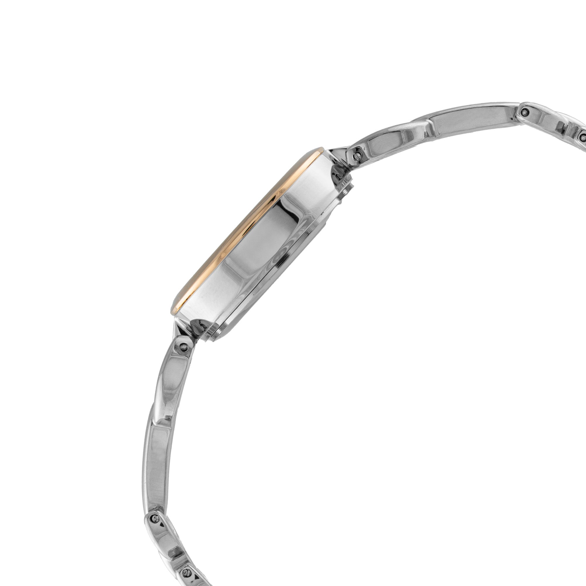 ELIZ Β ES8938L2USU Metal Case and Bracelet Three-hands Women's Watch