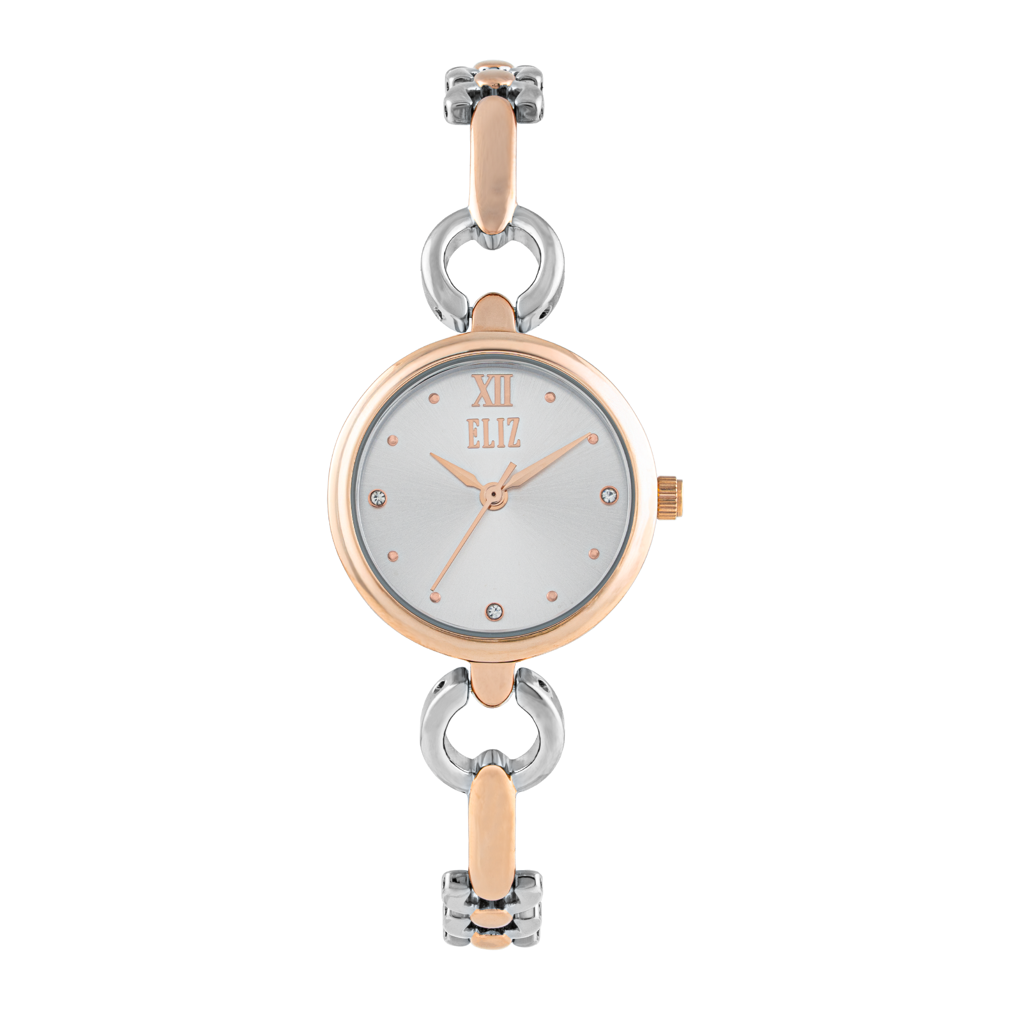 ELIZ  ES8938L2USU Metal Case and Bracelet Three-hands Women's Watch