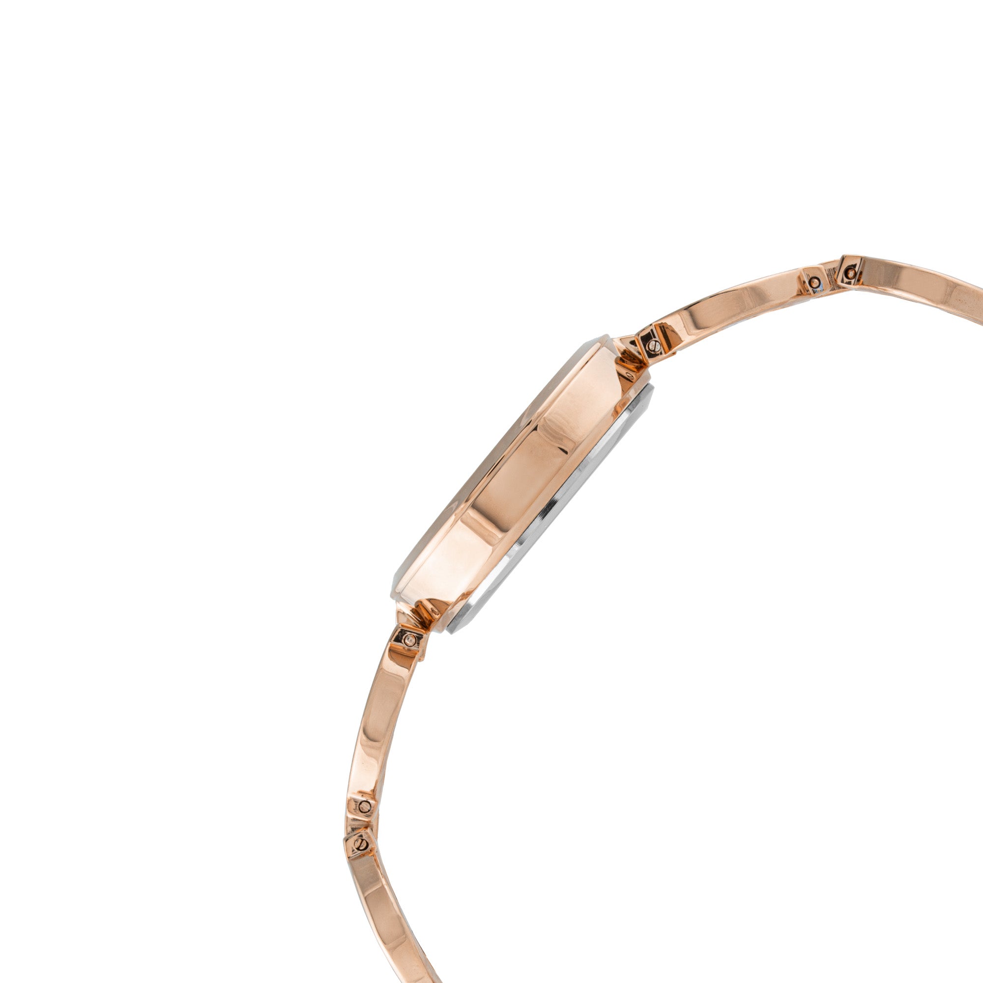 ELIZ ES8939L2RBR METAL CASE AND BRACELET THREE-HANDS WOMEN'S WATCH