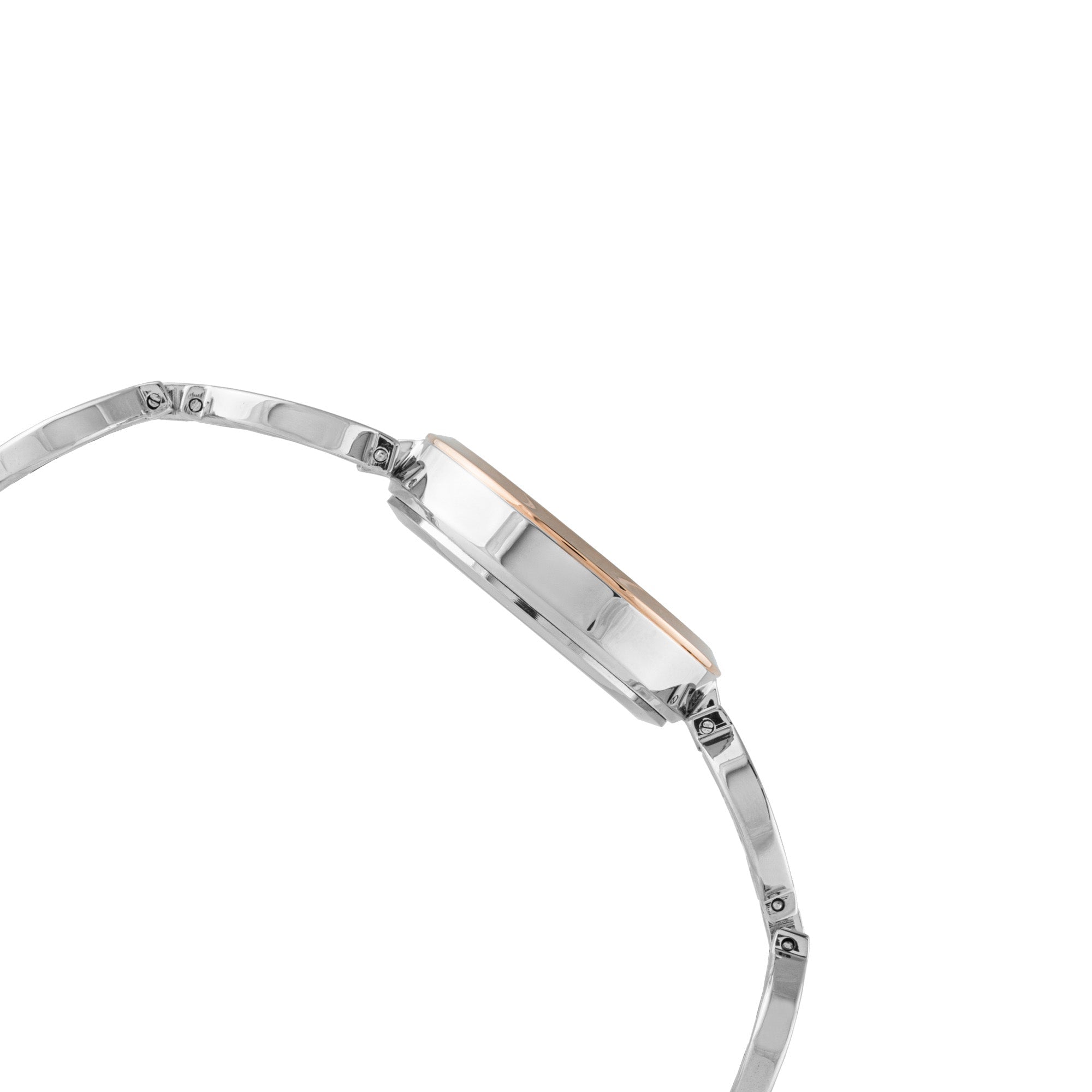 ELIZ ES8939L2UPU METAL CASE AND BRACELET THREE-HANDS WOMEN'S WATCH