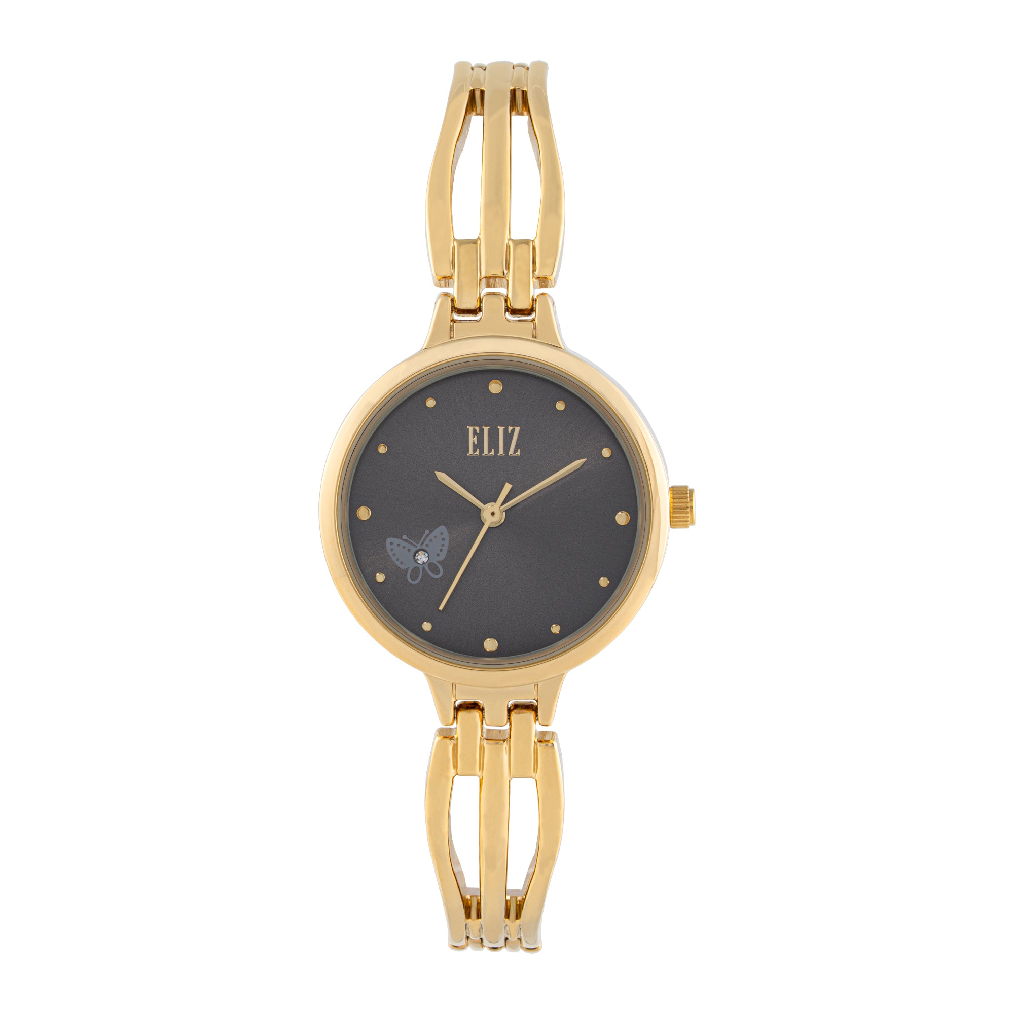 ELIZ ES8940L2GGG METAL CASE AND BRACELET THREE-HANDS WOMEN'S WATCH