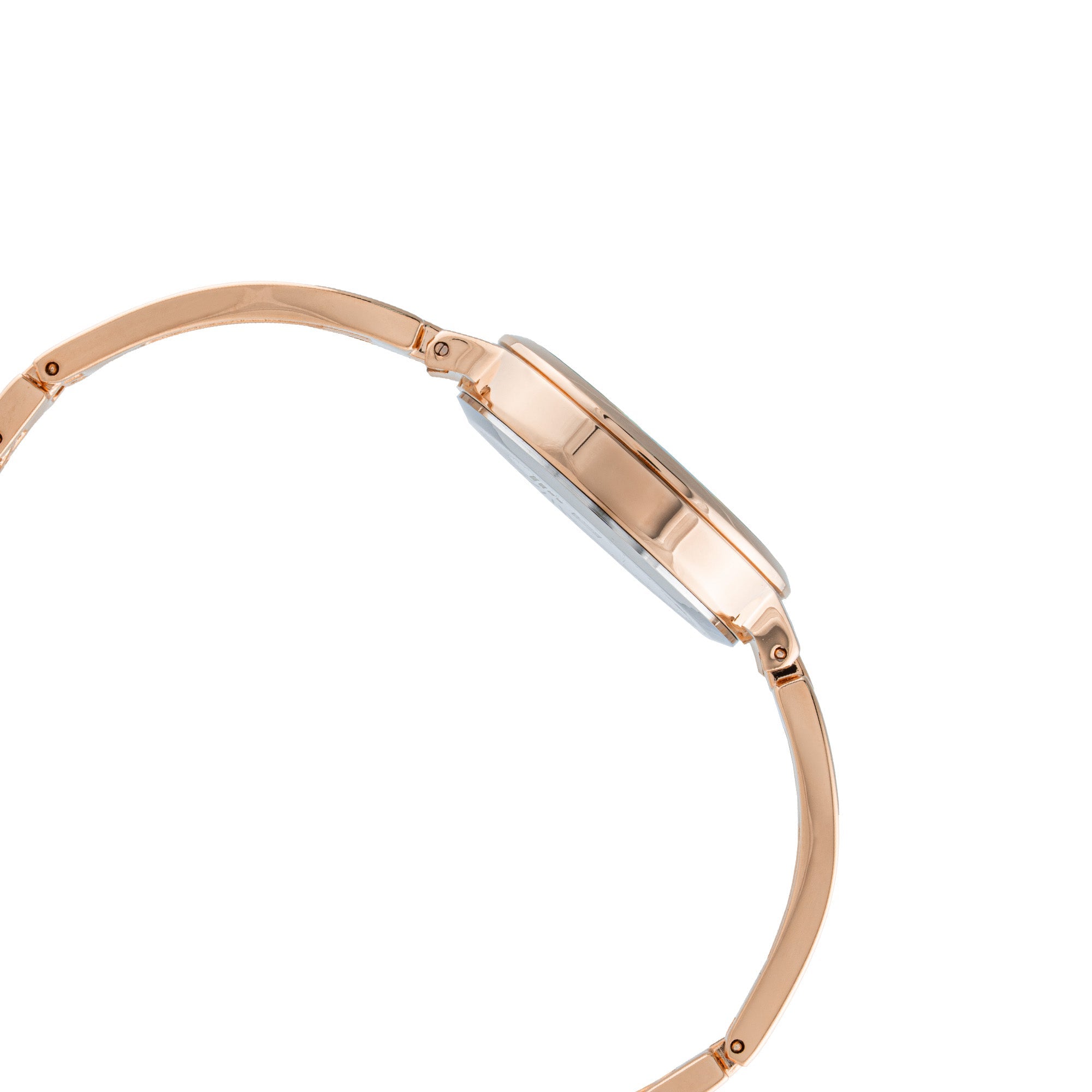 ELIZ ES8940L2RPR METAL CASE AND BRACELET THREE-HANDS WOMEN'S WATCH