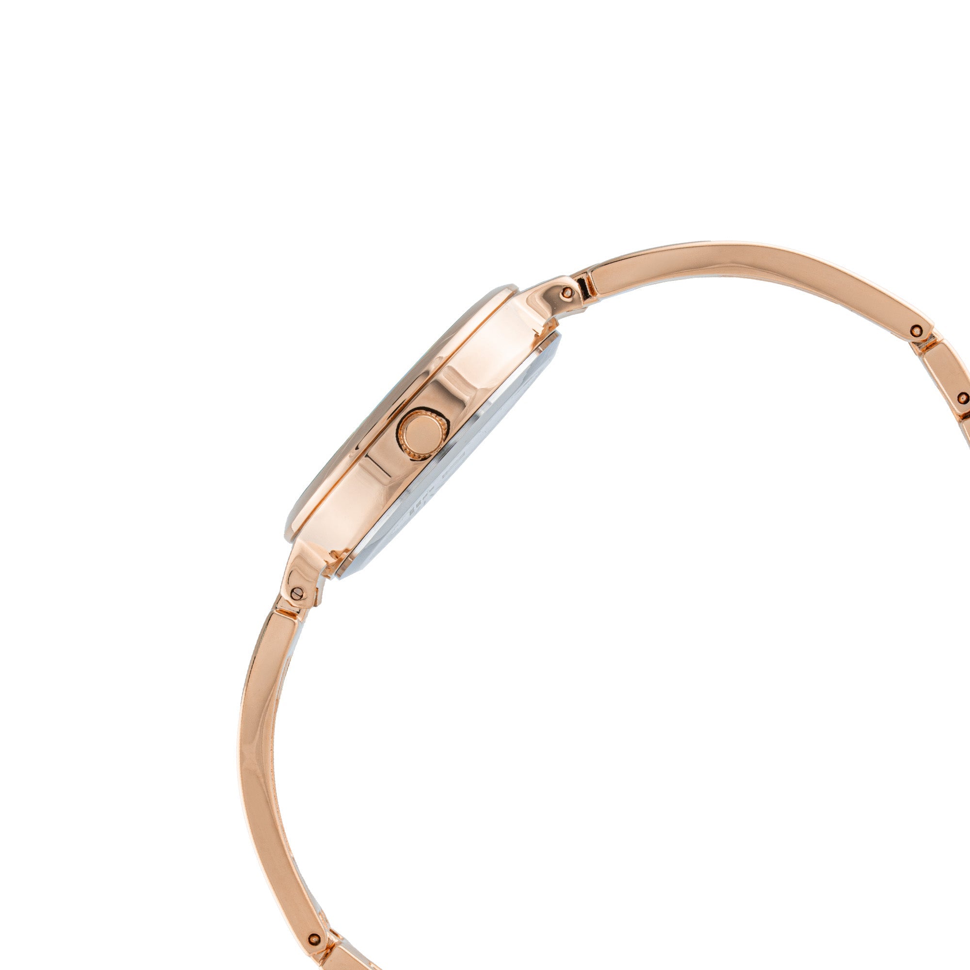 ELIZ ES8940L2RPR METAL CASE AND BRACELET THREE-HANDS WOMEN'S WATCH